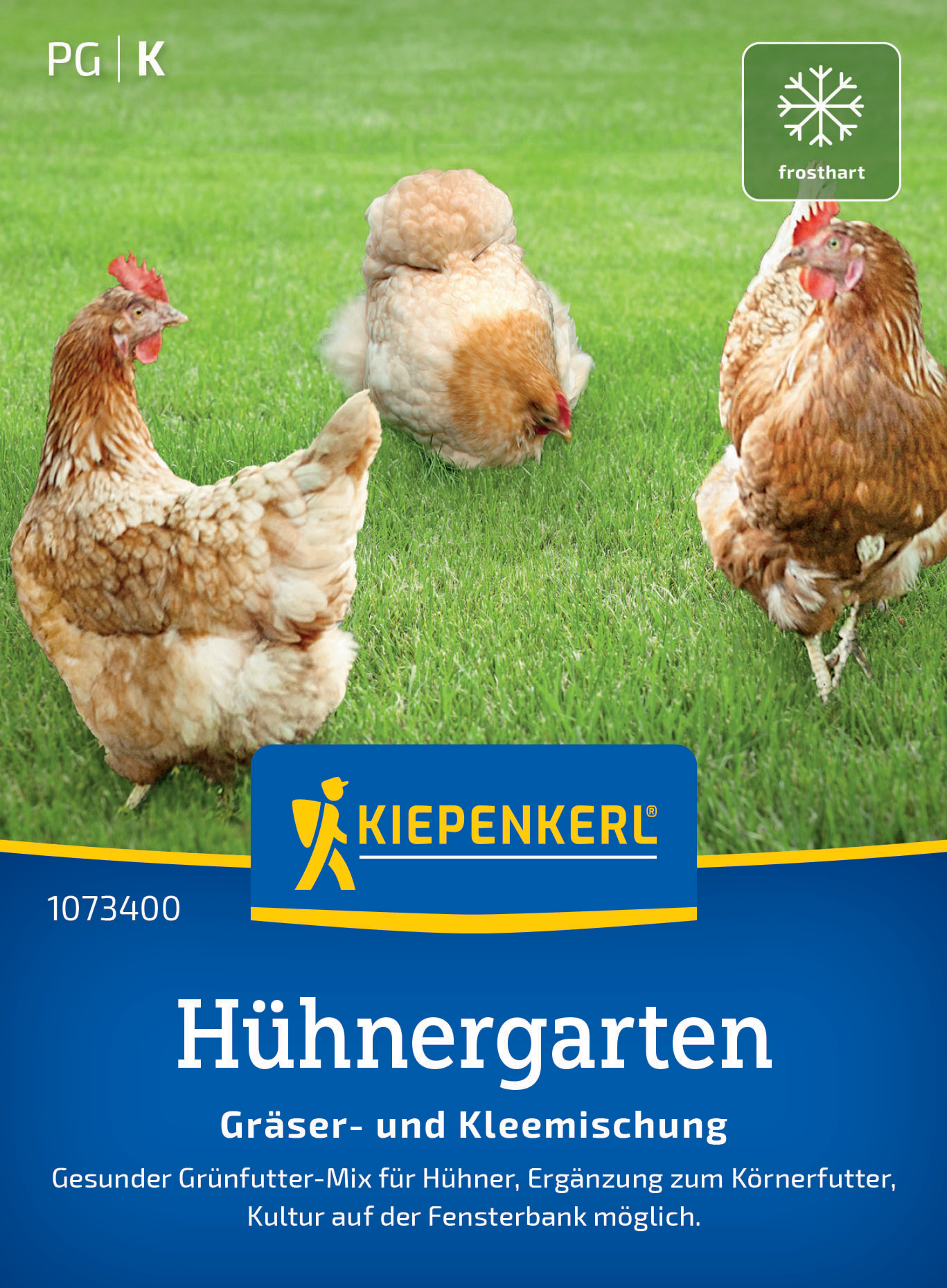 Hühnergarten Gräser- und Kleemischung