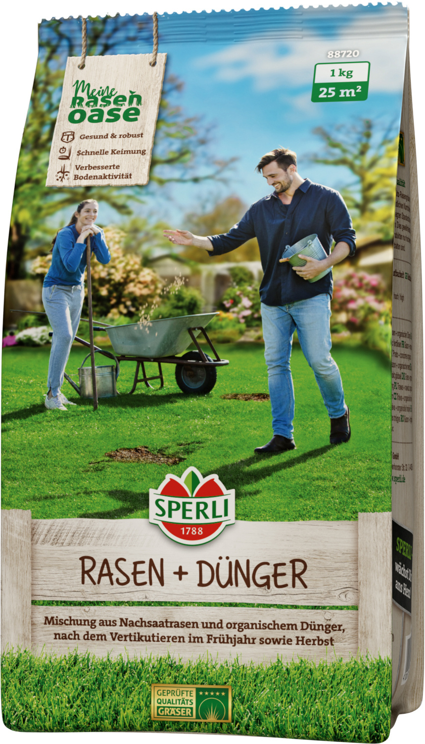SPERLI's Rasen + Dünger, 1 kg SPERLI's Rasen + Dünger, 1 kg