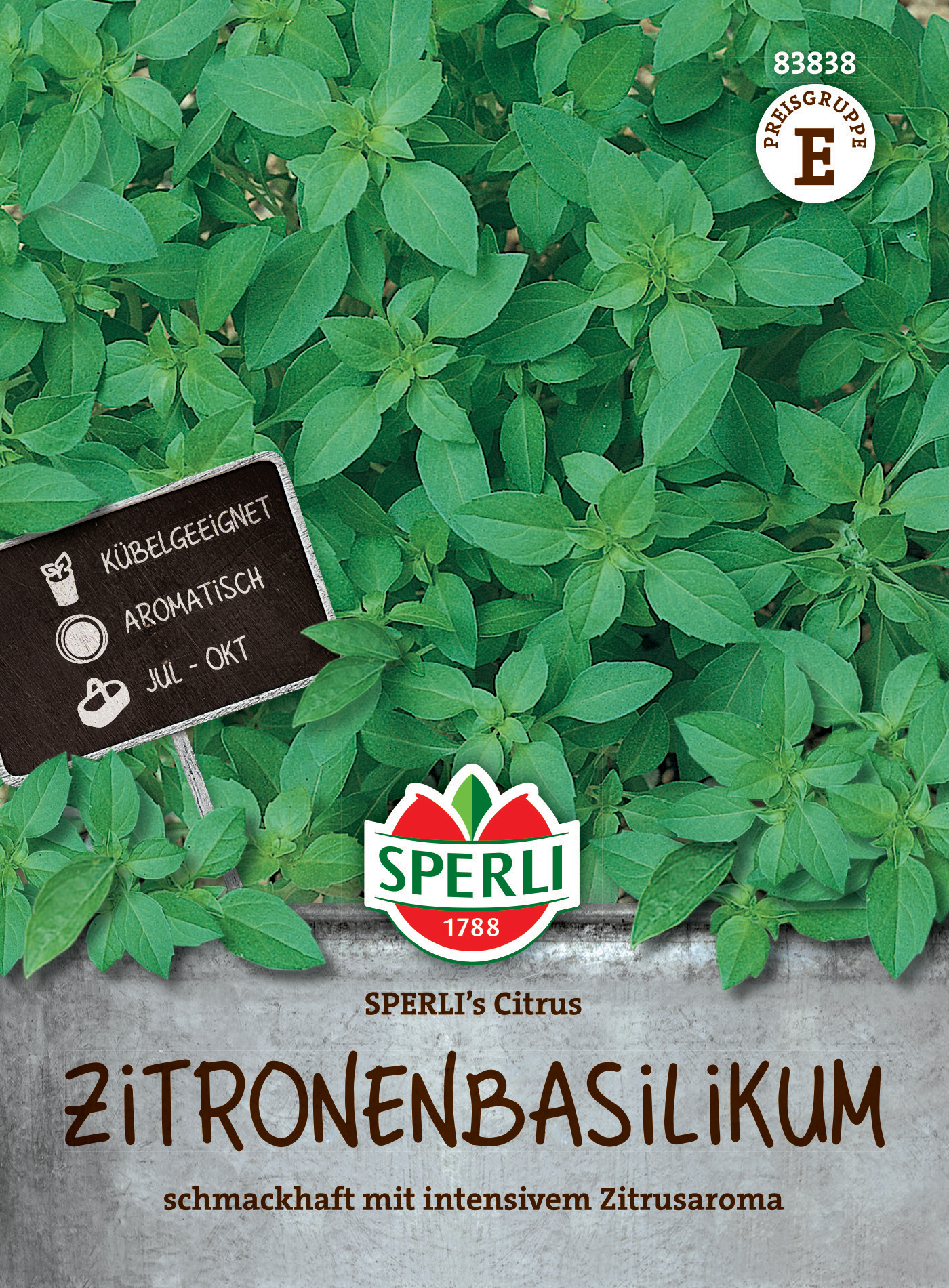 Zitronenbasilikum SPERLI's Citrus Zitronenbasilikum SPERLI's Citrus