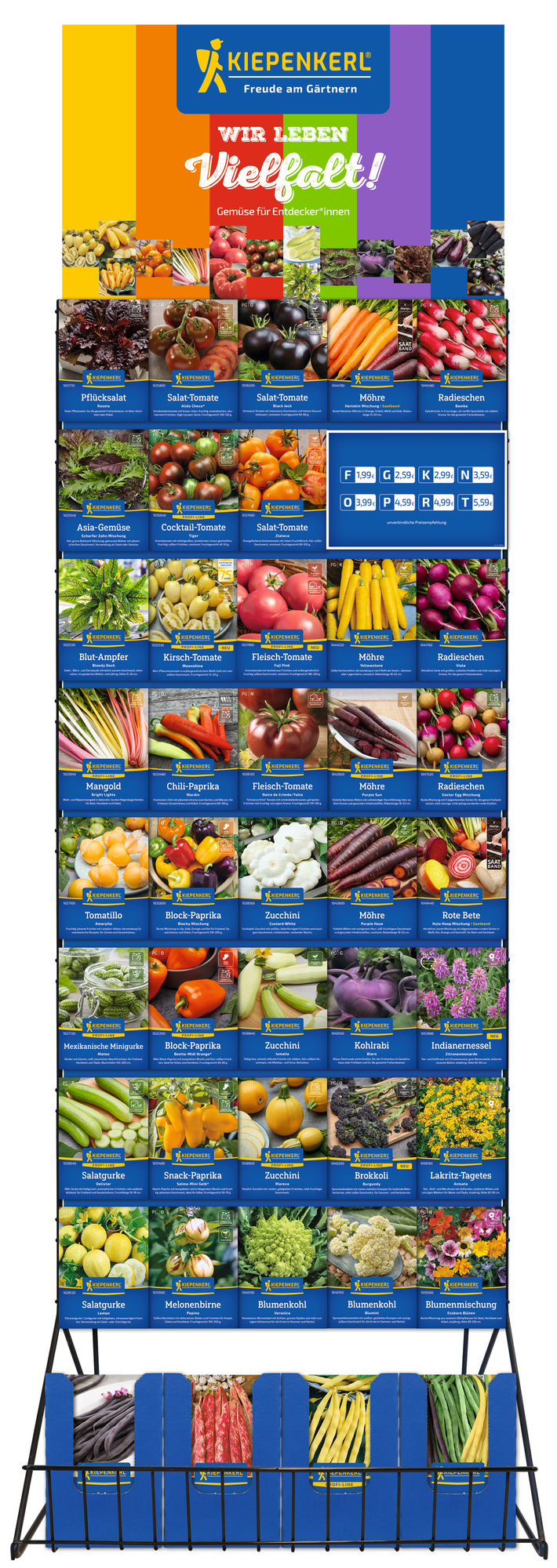 2026 - Frühjahr - Themenständer Wir leben Vielfalt! - Dein Garten, Dein Abenteuer!