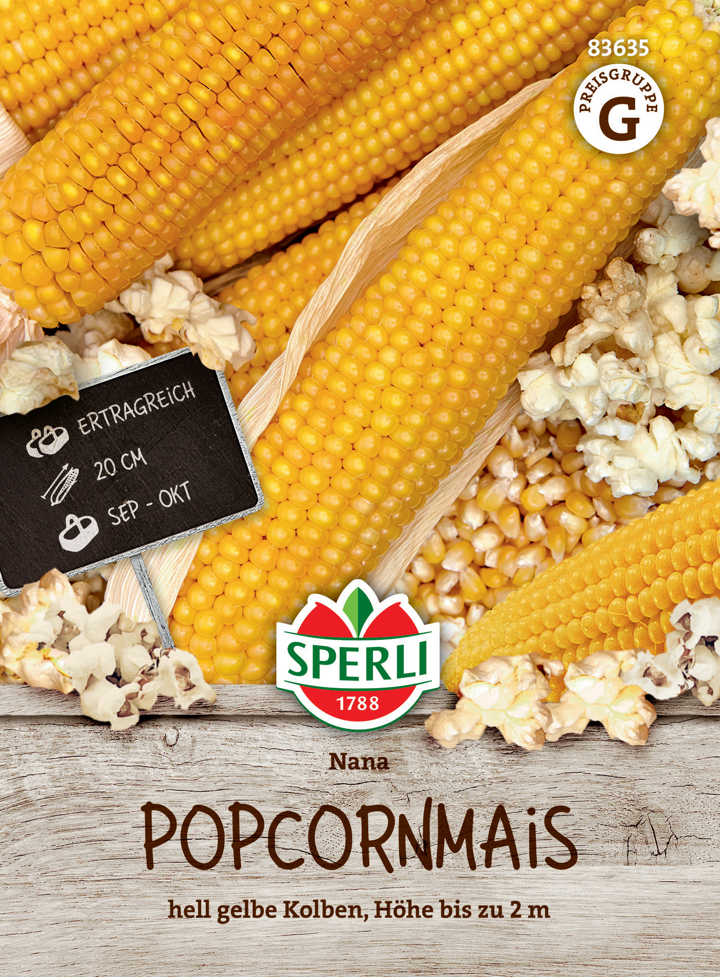 Popcornmais Nana, F1 Popcornmais Nana, F1