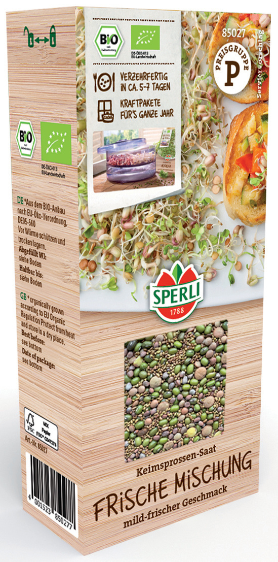 BIO Keimsprossen-Saat Frische Mischung BIO Keimsprossen-Saat Frische Mischung