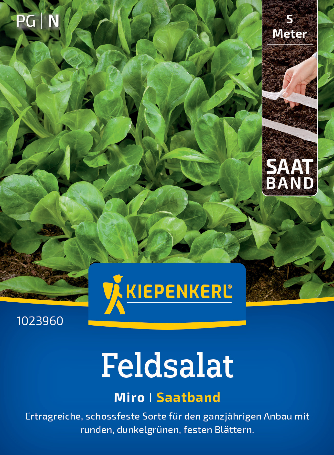 Feldsalat Miro, Saatband