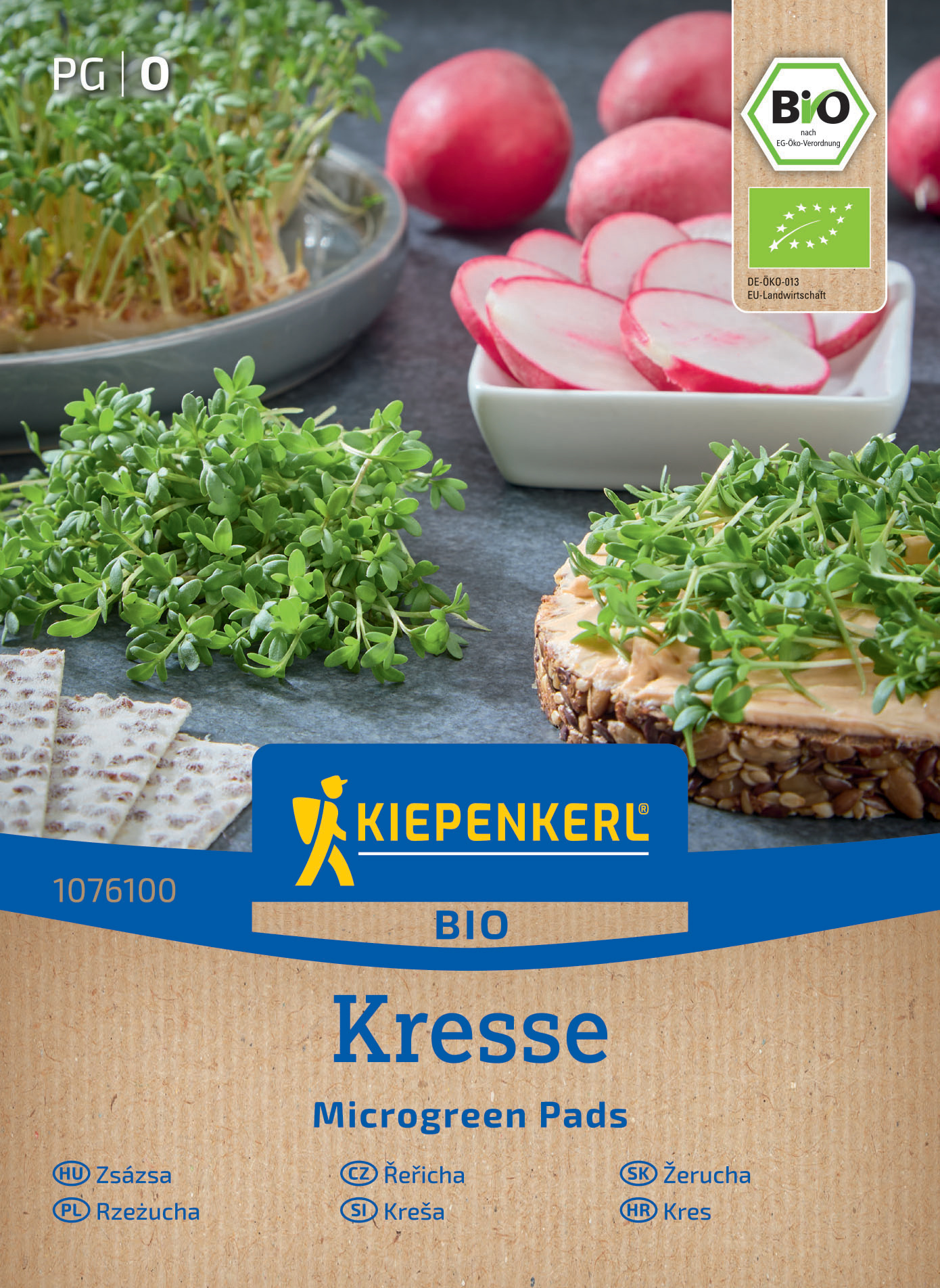 BIO Microgreen Garden Pads Kresse BIO Microgreen Garden Pads Kresse