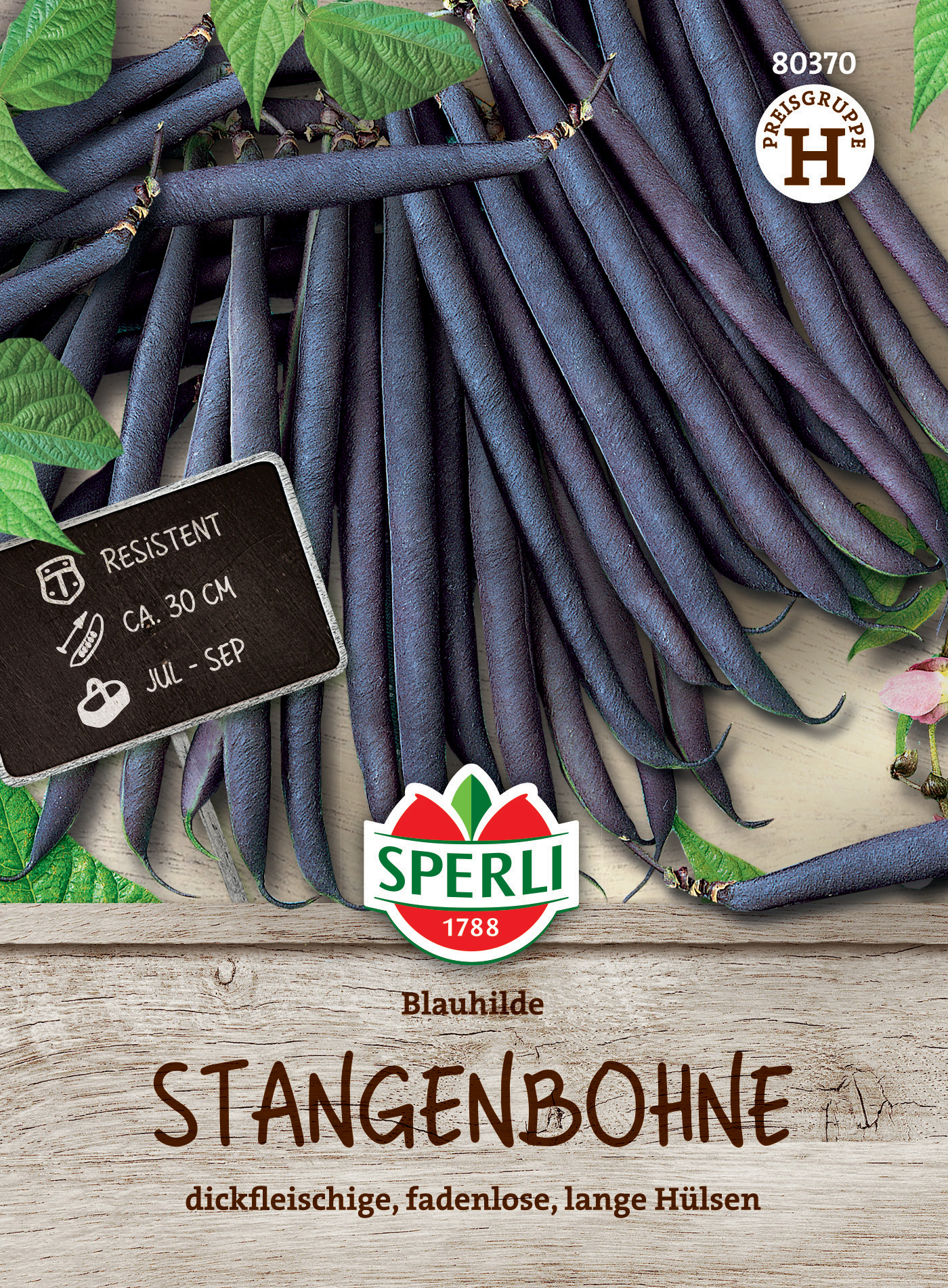 Stangenbohne Blauhilde Stangenbohne Blauhilde