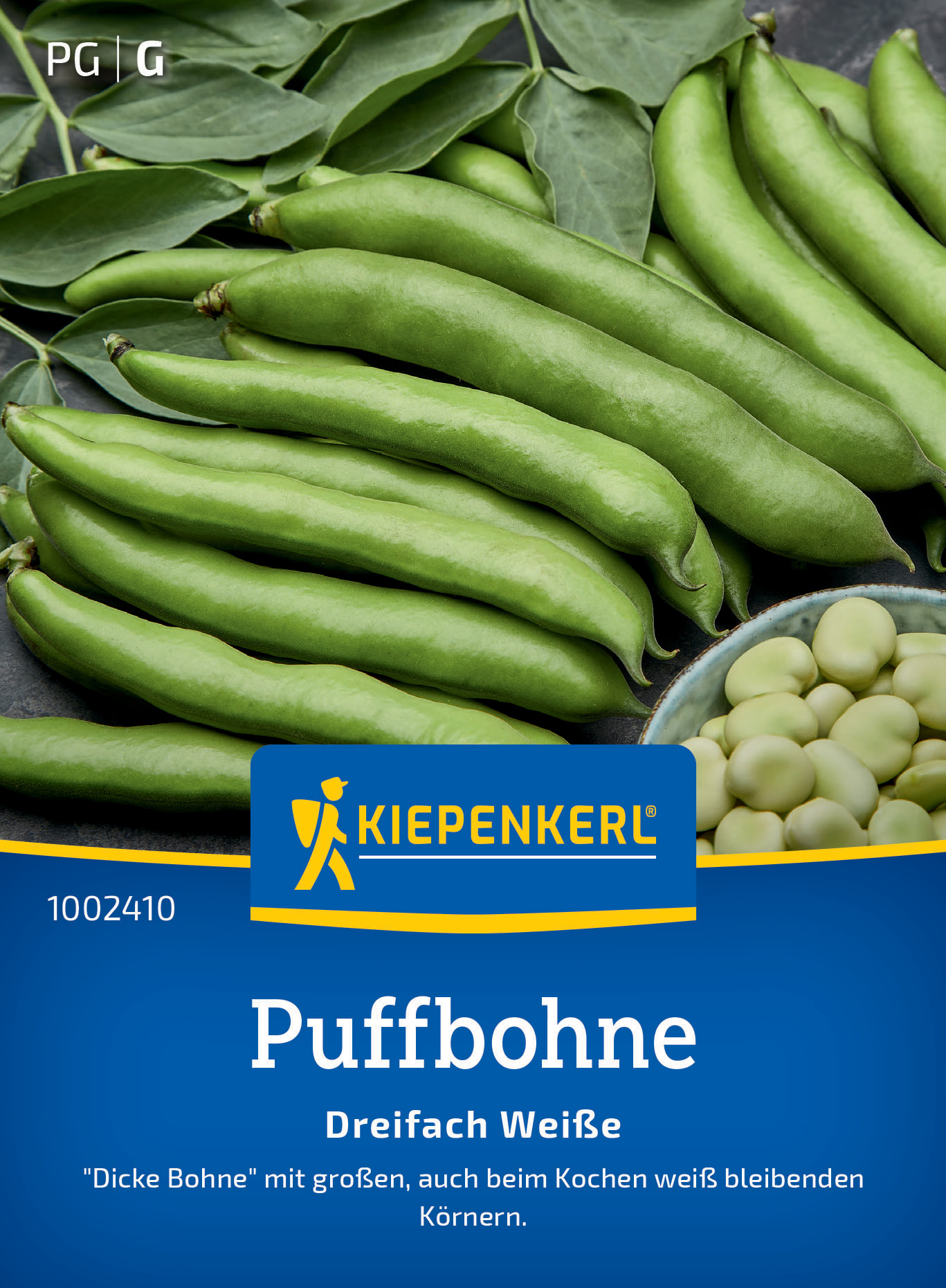 Puffbohne Dreifach Weiße Puffbohne Dreifach Weiße