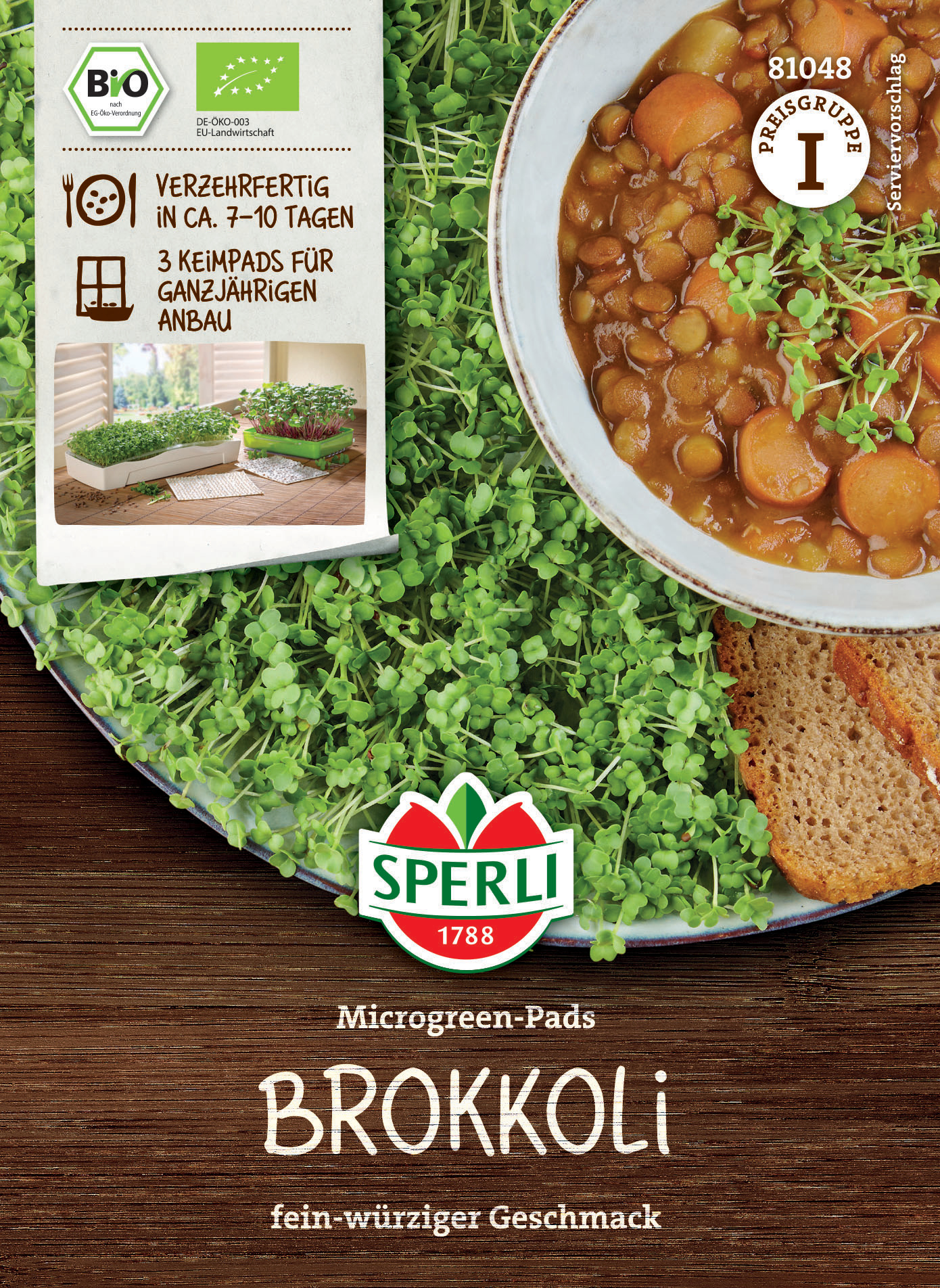 BIO Microgreen-Pads Brokkoli BIO Microgreen-Pads Brokkoli