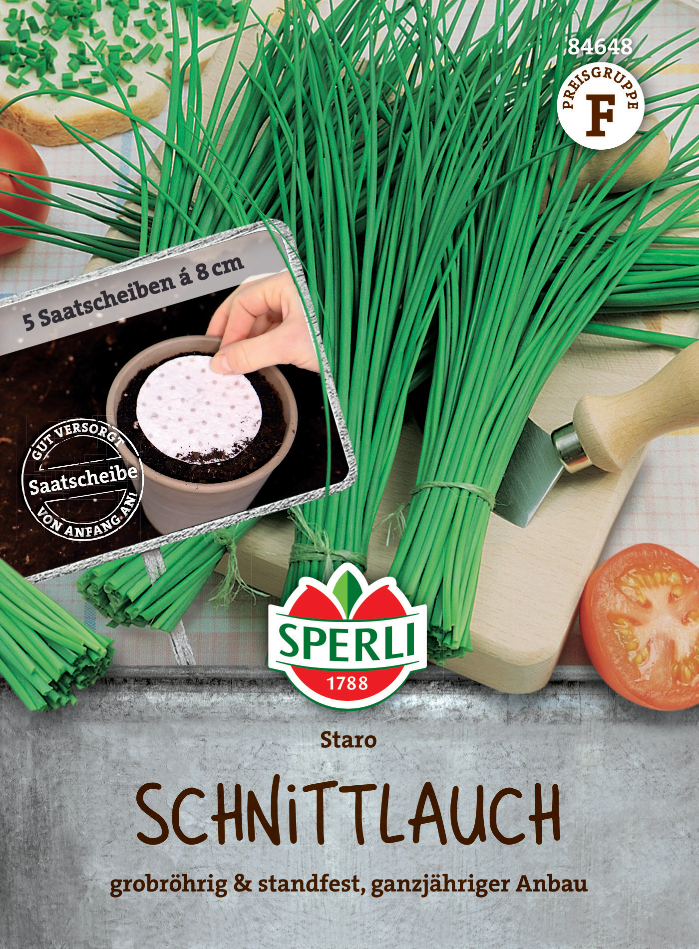Schnittlauch Staro, Saatscheibe Schnittlauch Staro, Saatscheibe