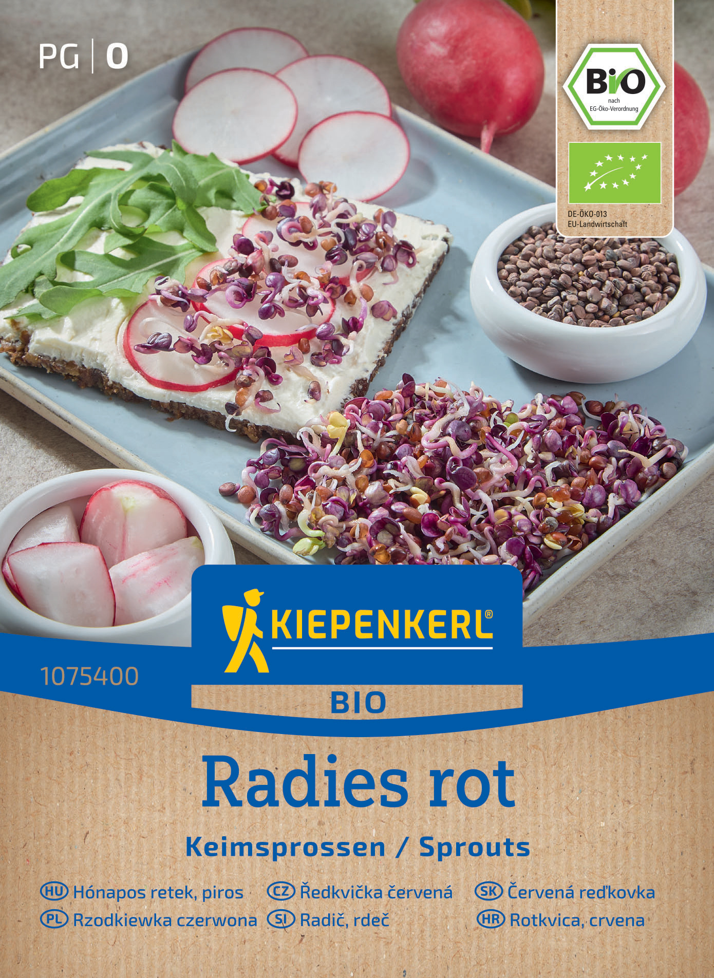BIO Keimsprossen Radies rot