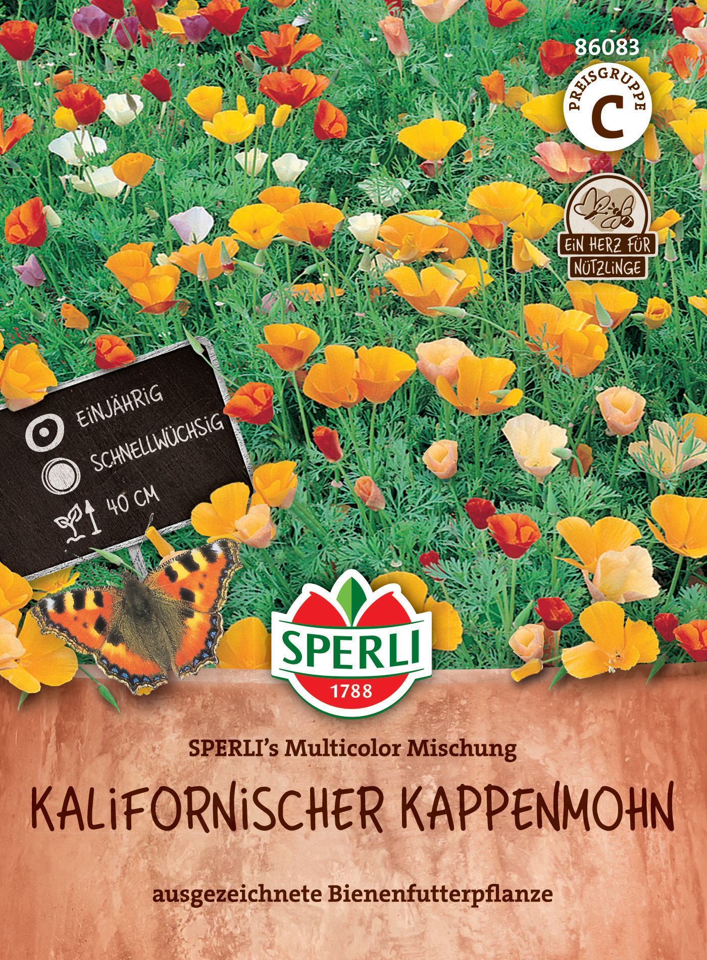 Kalifornischer Kappenmohn SPERLI's Multicolor Mischung Kalifornischer Kappenmohn SPERLI's Multicolor Mischung