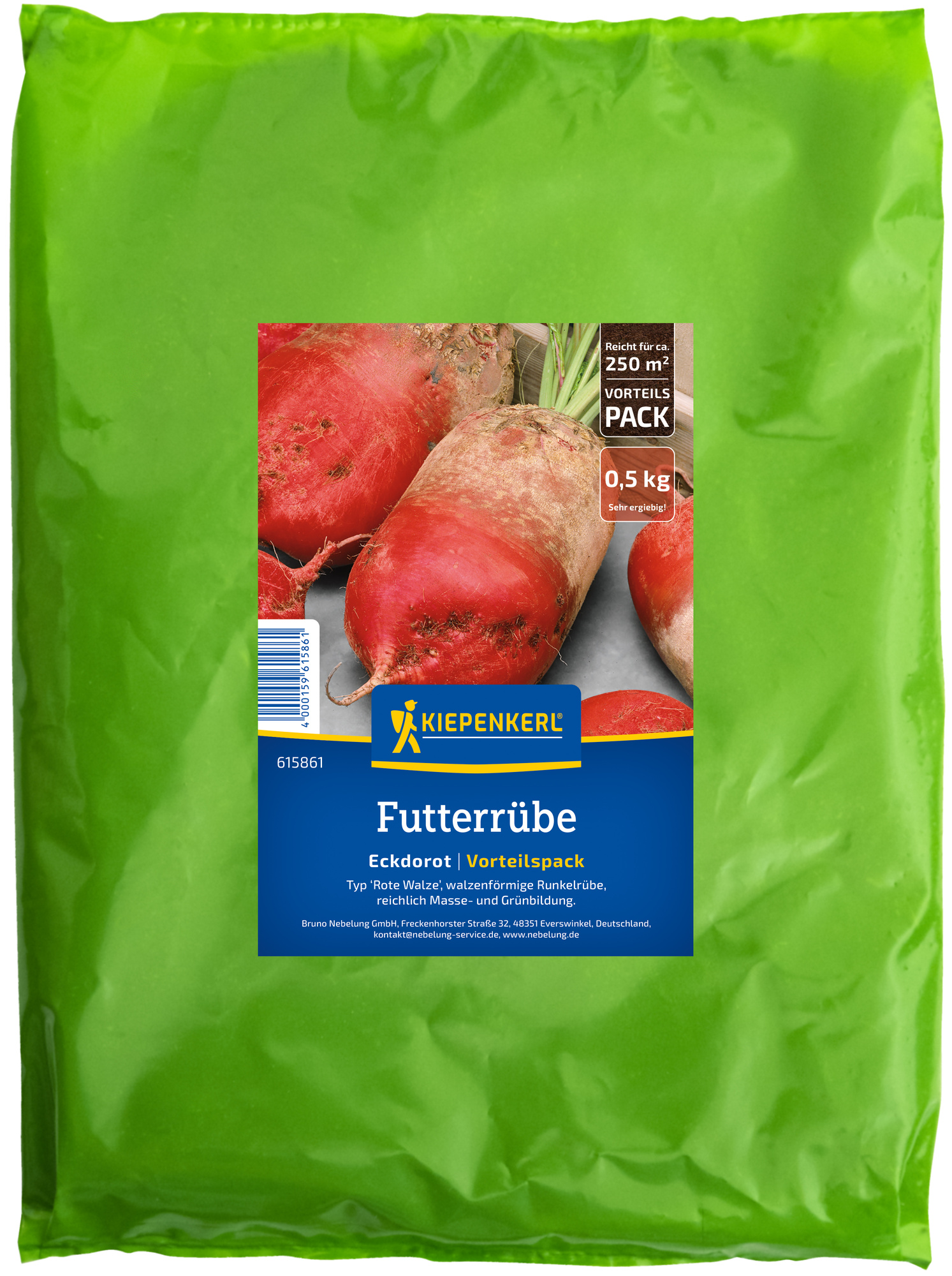 Futterrübe Eckdorot, 0,5 kg Futterrübe Eckdorot, 0,5 kg
