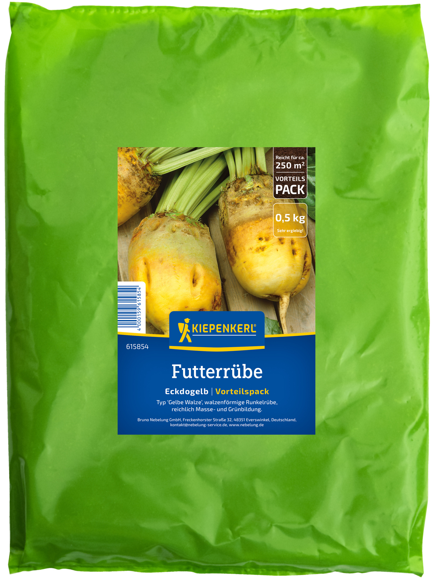 Futterrübe Eckdogelb, 0,5 kg Futterrübe Eckdogelb, 0,5 kg