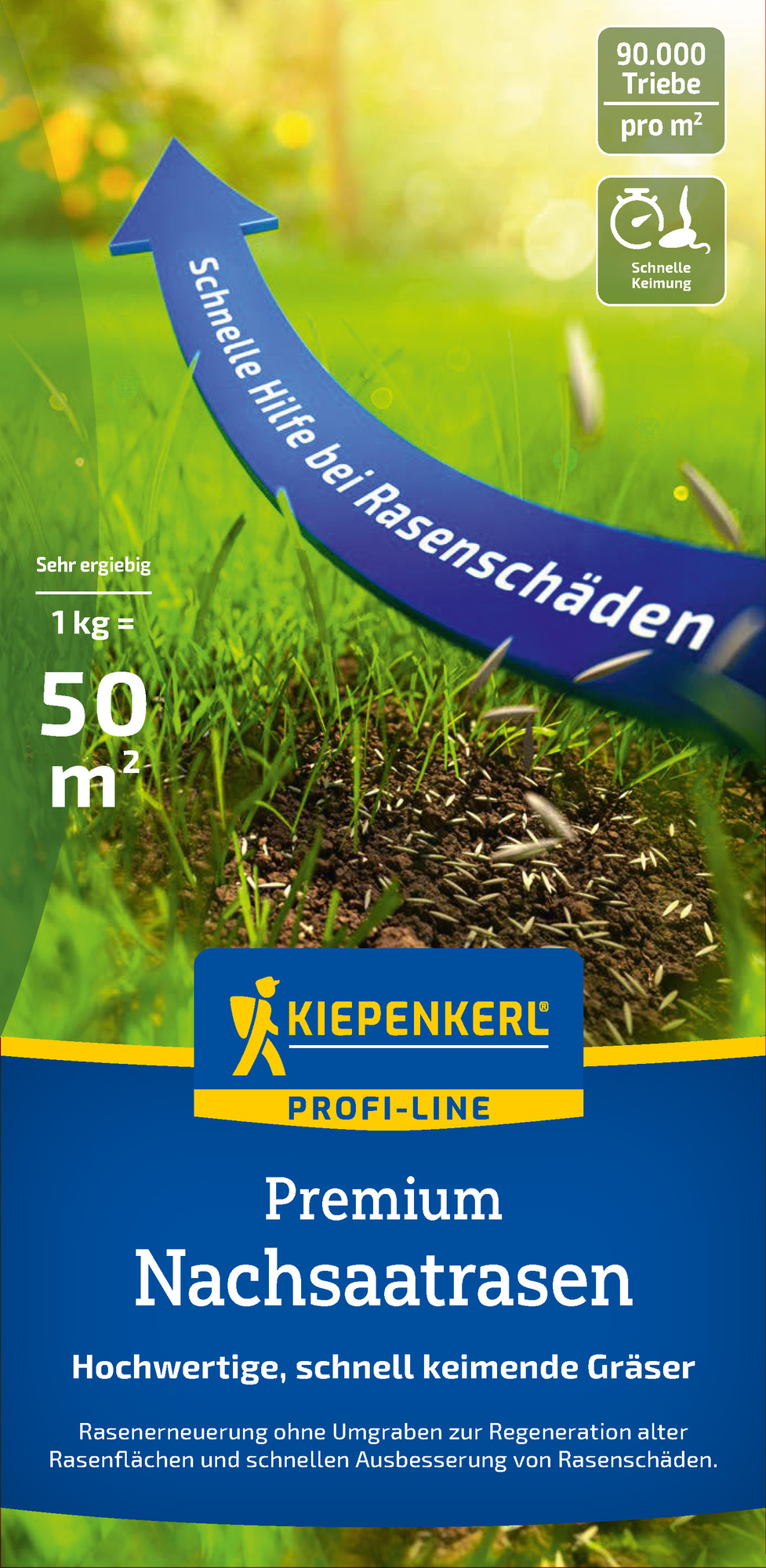 Profi-Line Premium Nachsaatrasen, 1 kg Profi-Line Premium Nachsaatrasen, 1 kg