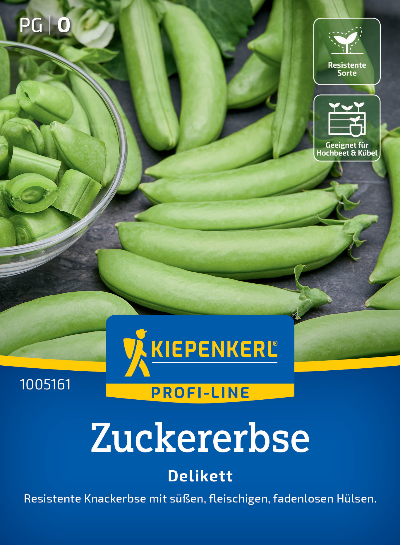 Zuckererbse Delikett