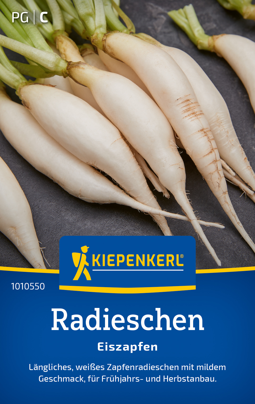 Radieschen Eiszapfen