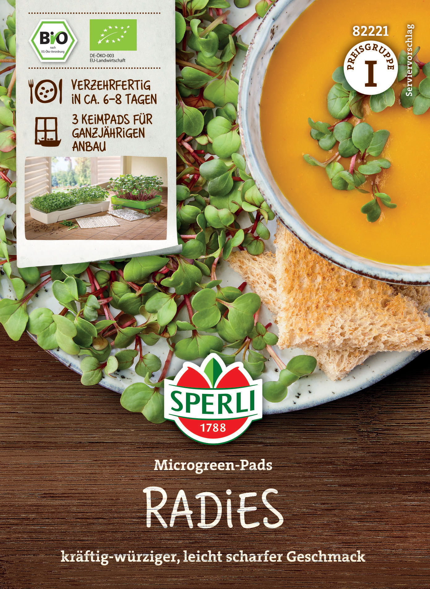 BIO Microgreen-Pads Radies BIO Microgreen-Pads Radies