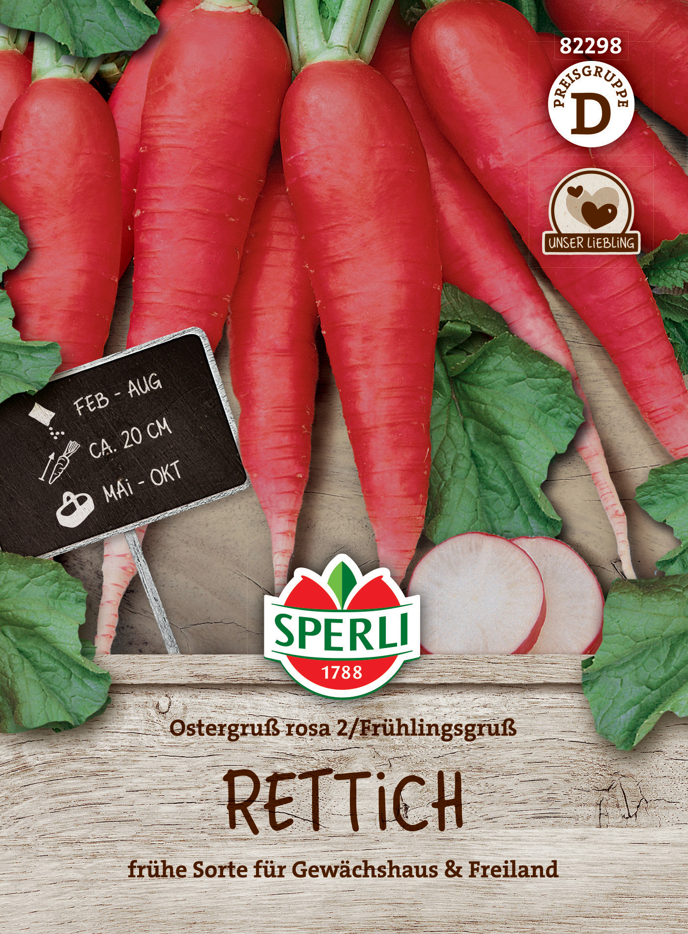 Rettich Ostergruß rosa 2/Frühlingsgruß Rettich Ostergruß rosa 2/Frühlingsgruß