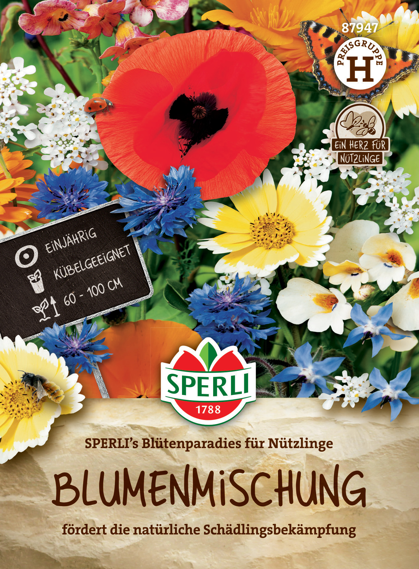 Blumenmischung SPERLI's Blütenparadies für Nützlinge Blumenmischung SPERLI's Blütenparadies für Nützlinge