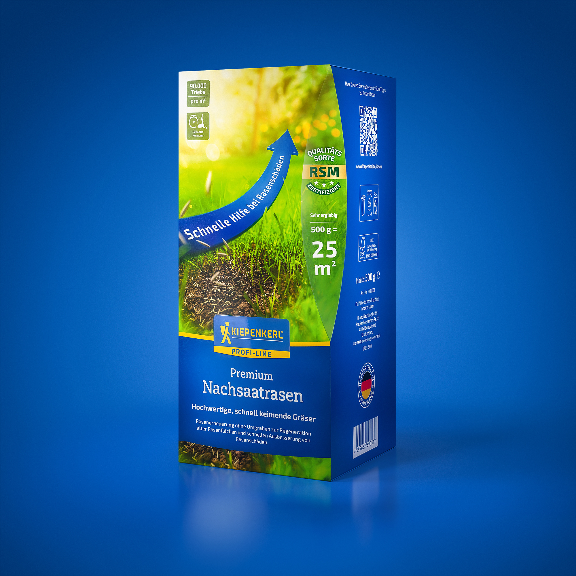 Profi-Line Premium Nachsaatrasen, 0,5 kg