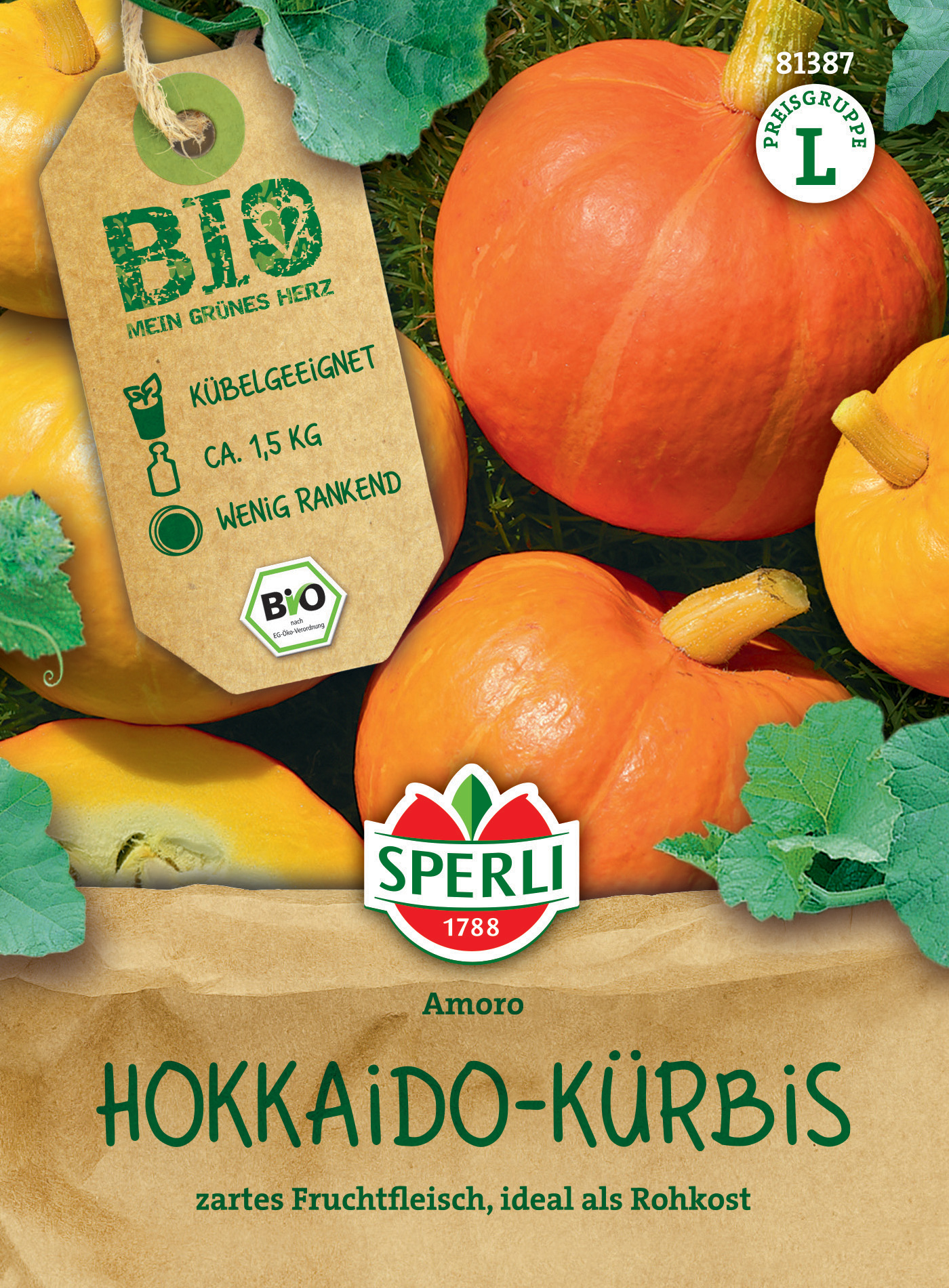 BIO Kürbis Amoro, F1 BIO Kürbis Amoro, F1