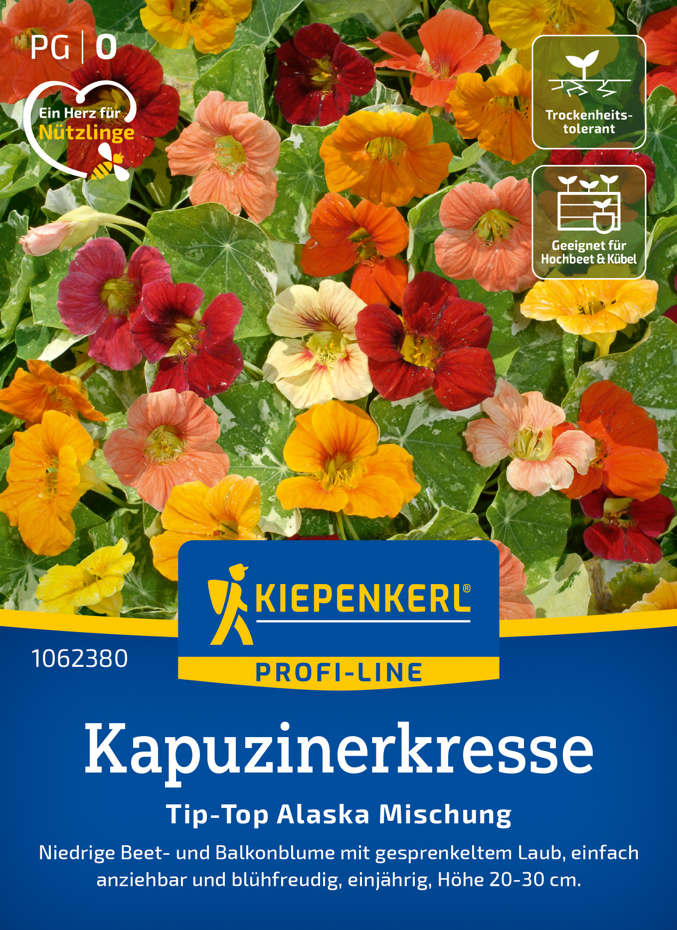 Kapuzinerkresse Tip-Top Alaska Mischung Kapuzinerkresse Tip-Top Alaska Mischung