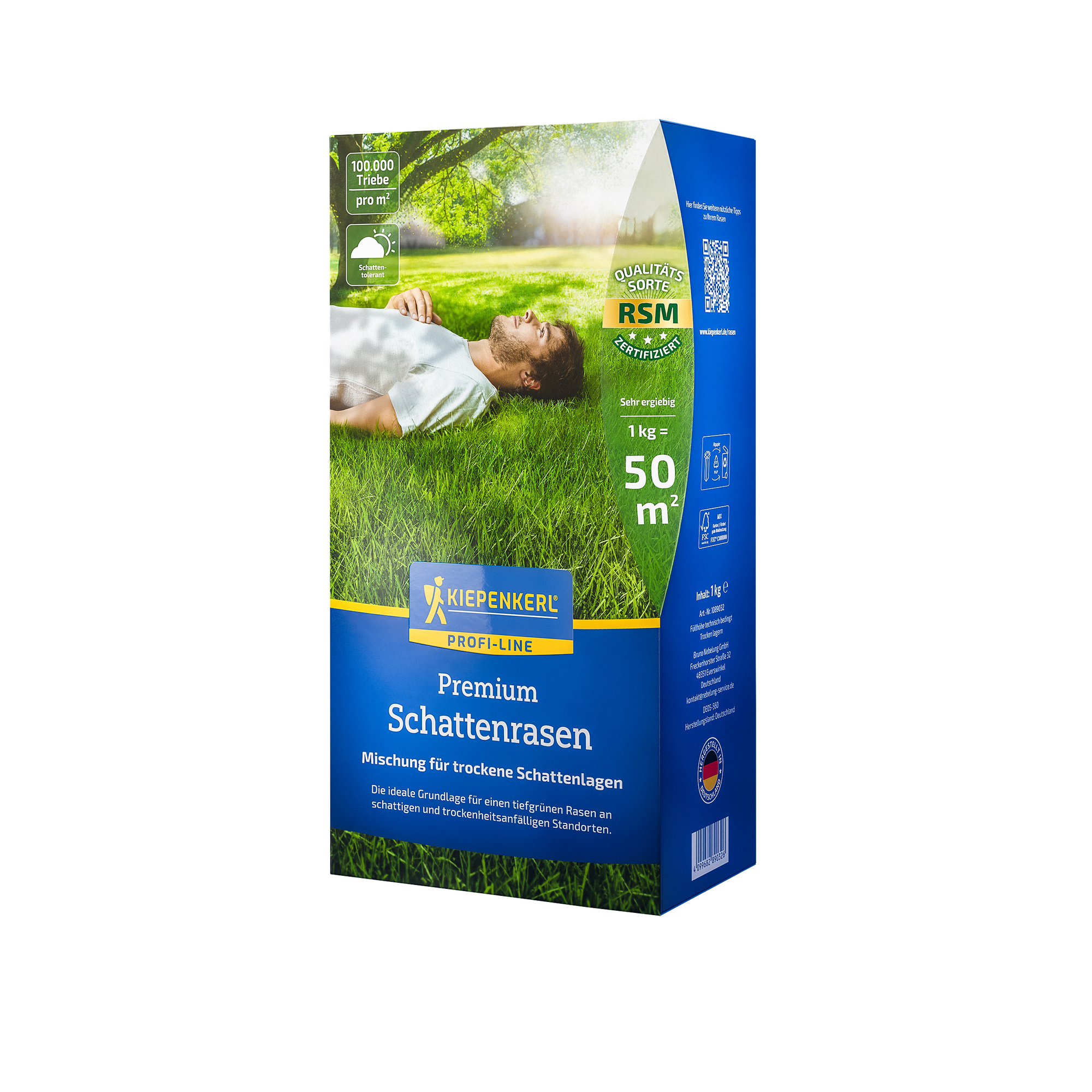 Profi-Line Premium Schattenrasen für Trockenlagen, 1 kg