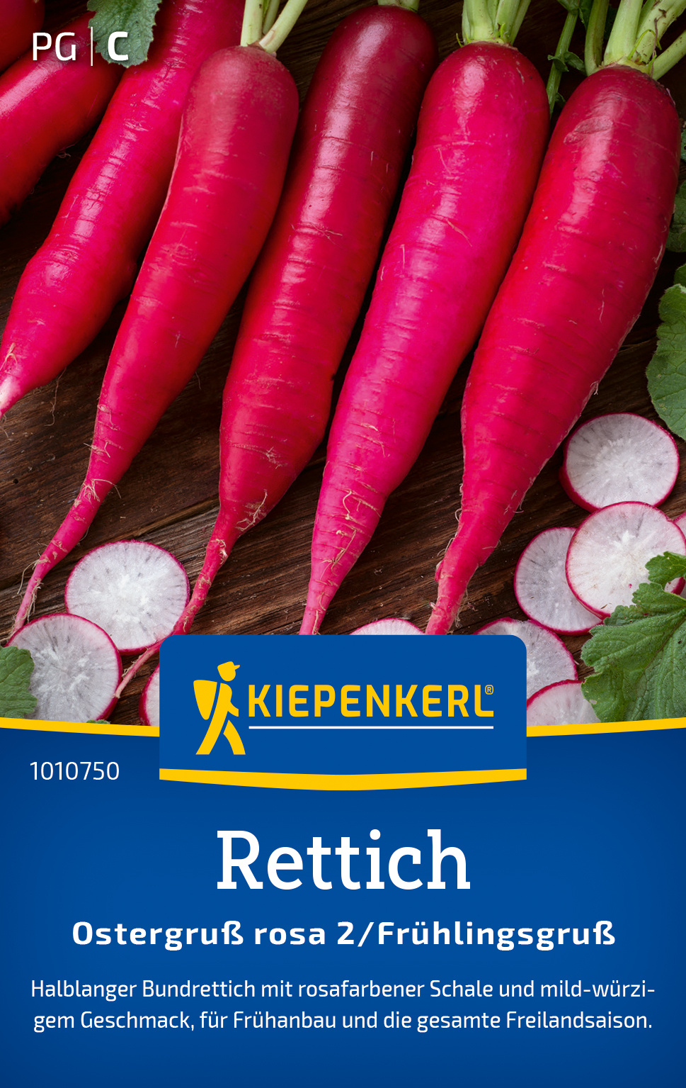 Rettich Ostergruß rosa 2 / Frühlingsgruß Rettich Ostergruß rosa 2 / Frühlingsgruß