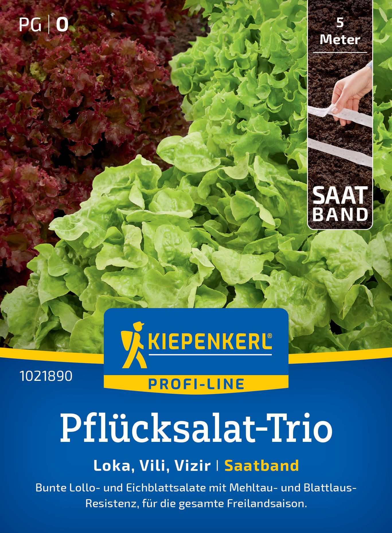 Pflücksalat-Trio Loka, Vili, Vizir, Saatband Pflücksalat-Trio Loka, Vili, Vizir, Saatband