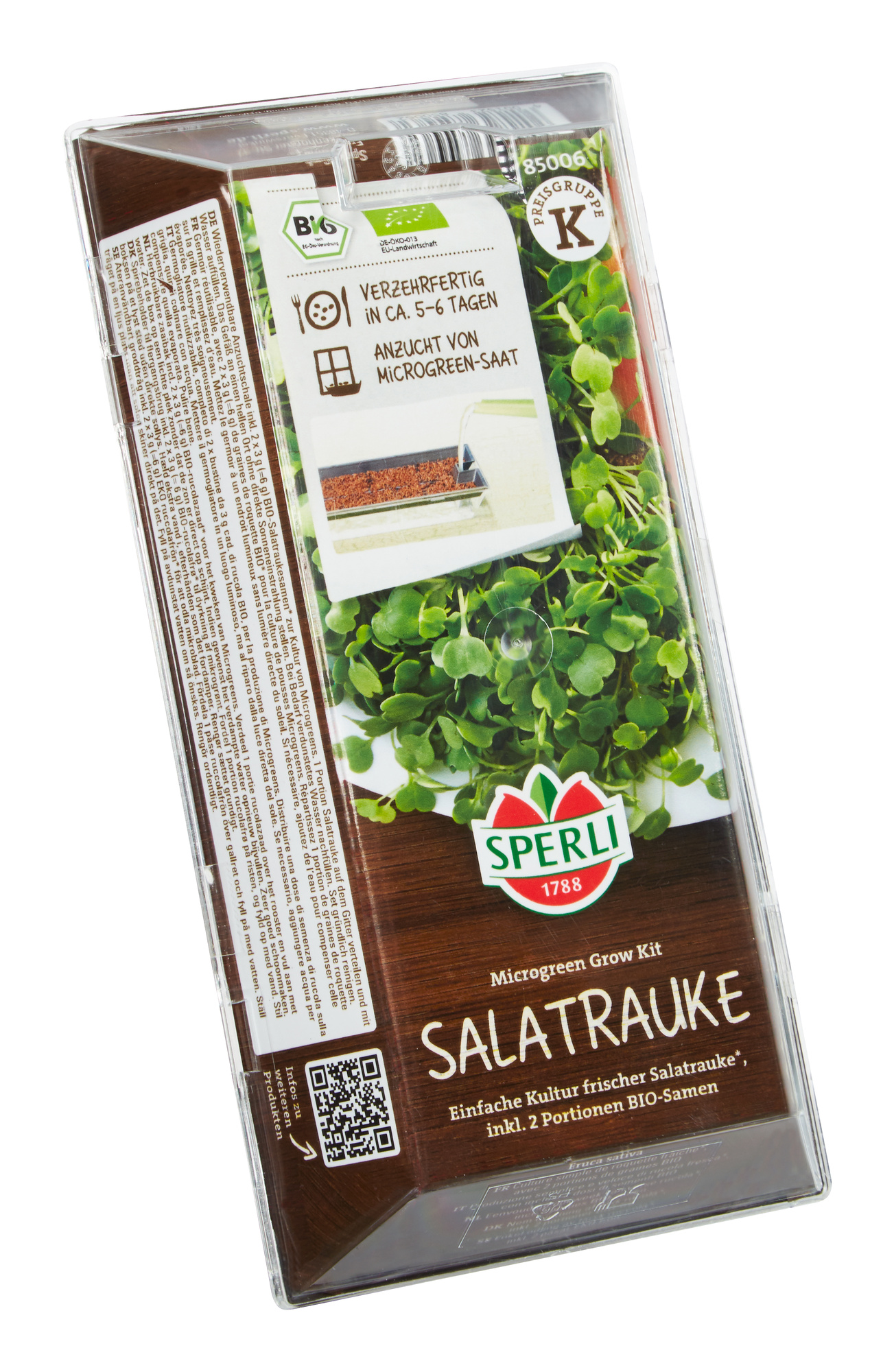 BIO Microgreen Grow Kit, Anzuchtset Salatrauke BIO Microgreen Grow Kit, Anzuchtset Salatrauke