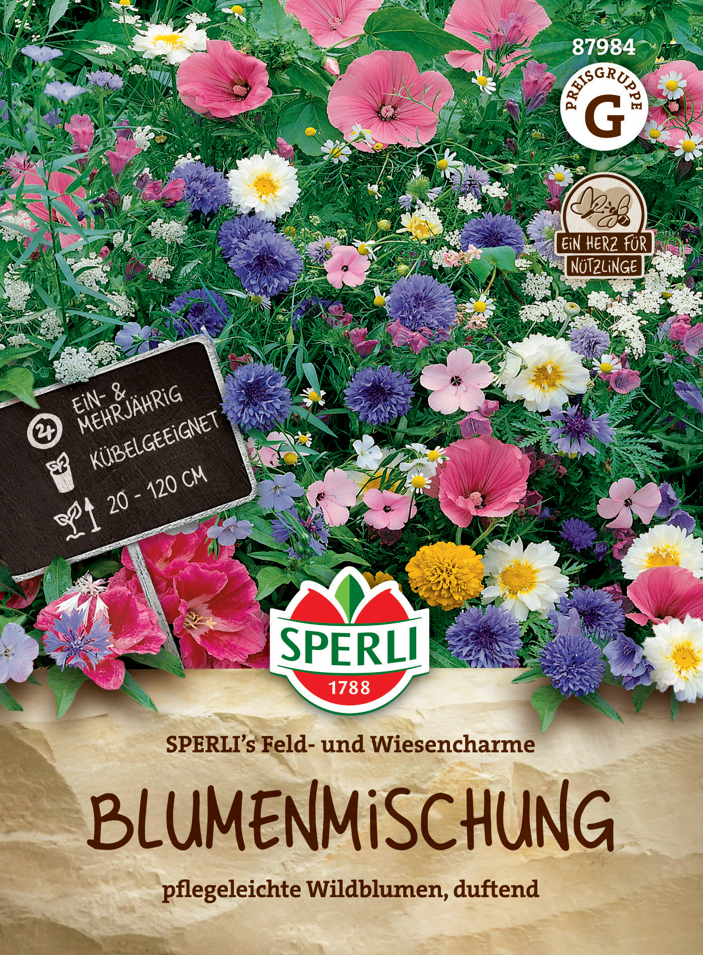 Blumenmischung SPERLI's Feld- und Wiesencharme Blumenmischung SPERLI's Feld- und Wiesencharme