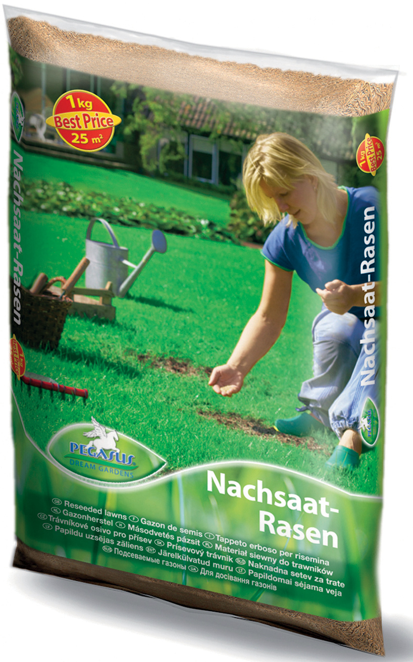 Pegasus Nachsaat-Rasen, 1 kg Pegasus Nachsaat-Rasen, 1 kg