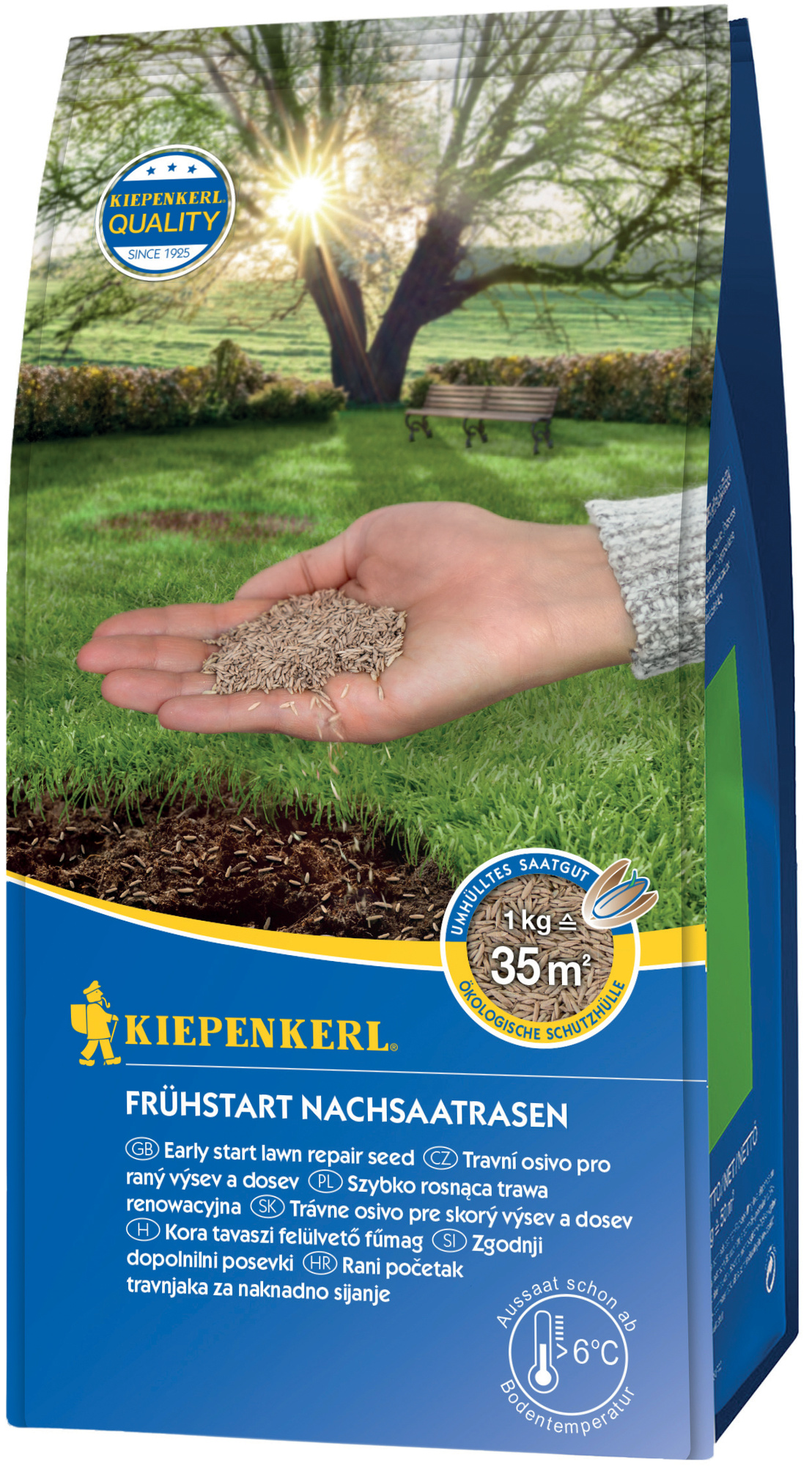 Kiepenkerl Frühstart Nachsaatrasen, 1 kg Kiepenkerl Frühstart Nachsaatrasen, 1 kg