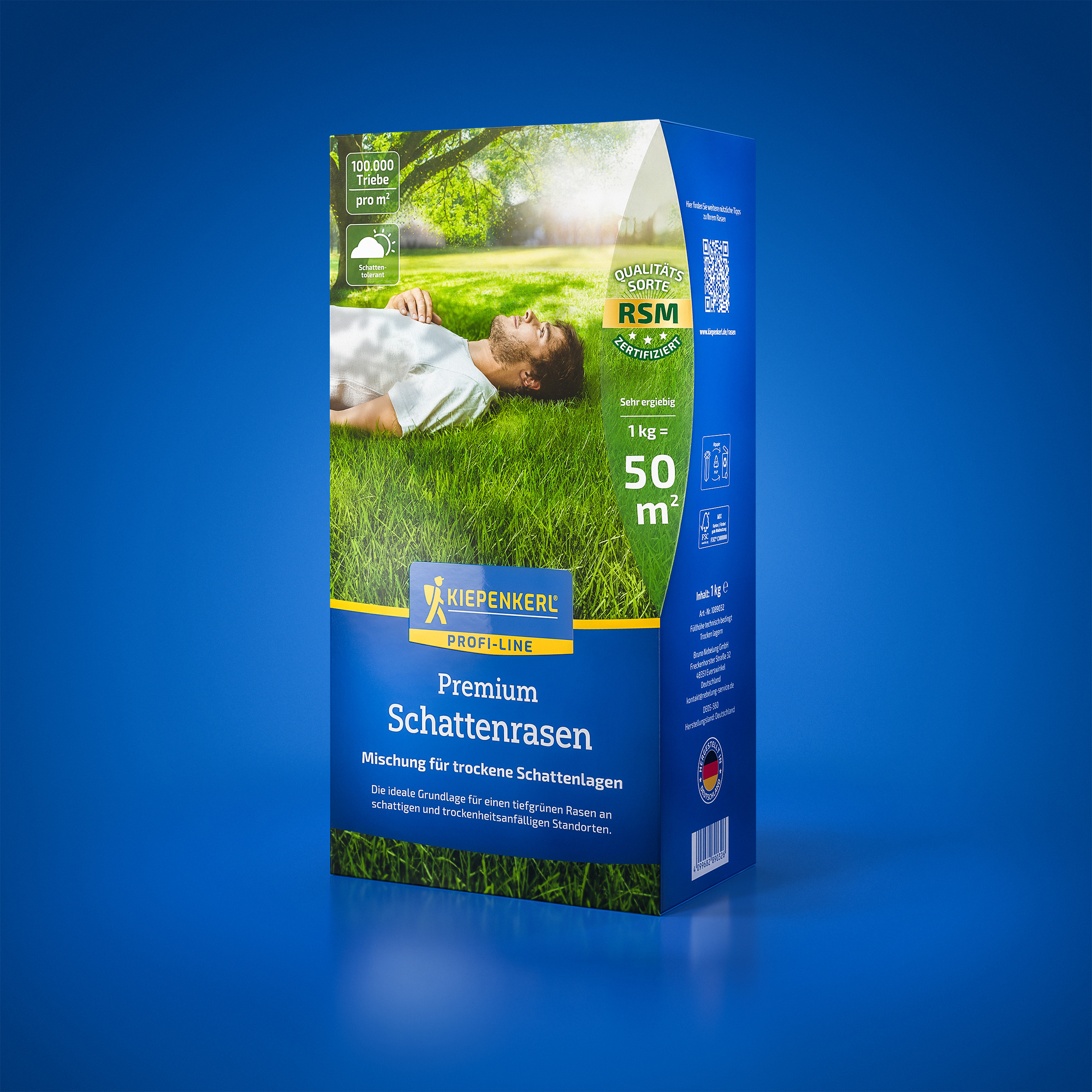 Profi-Line Premium Schattenrasen für Trockenlagen, 1 kg
