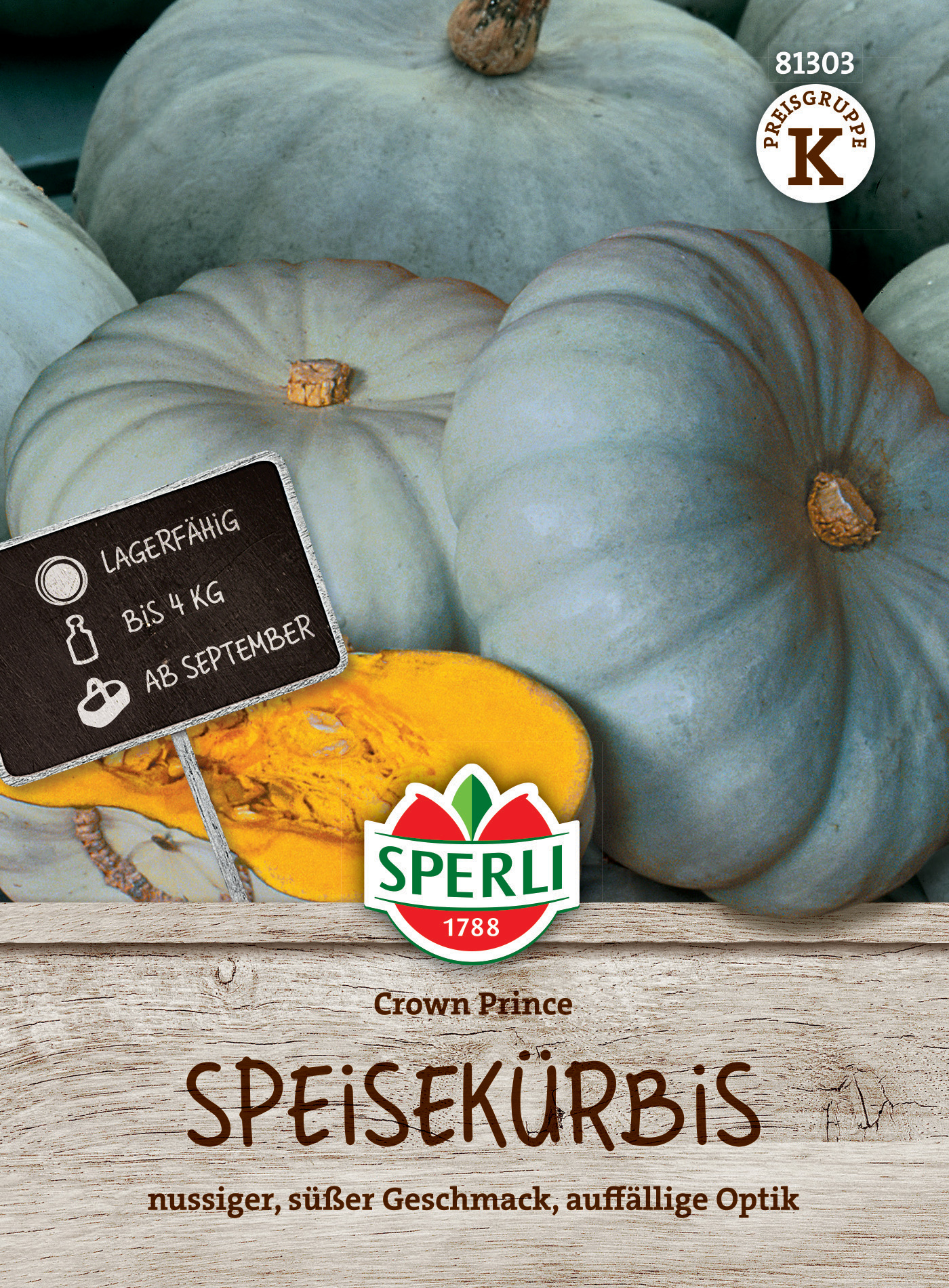 Speisekürbis Crown Prince, F1 Speisekürbis Crown Prince, F1