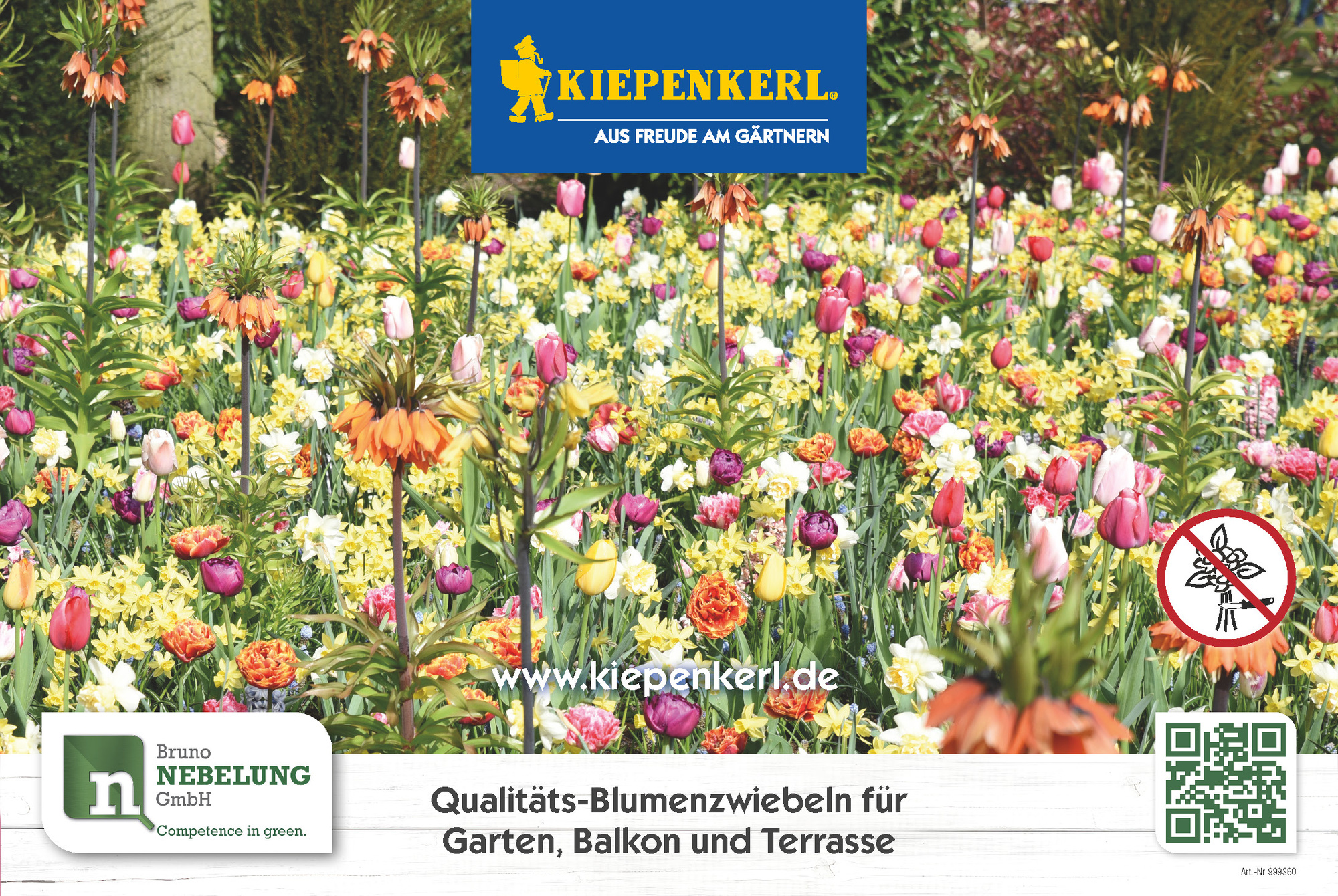 Werbeschild Kiepenkerl Blzw.f. Schauflächen