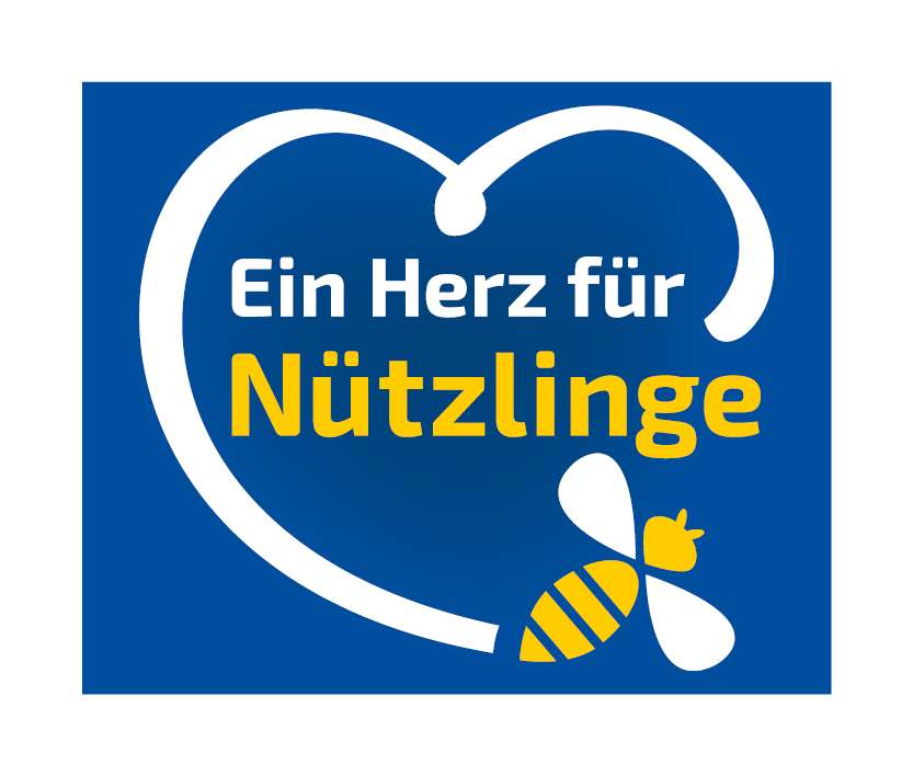 Ein Herz für Nützlinge – Initiative zum Schutz nützlicher Insekten Logo Ein Herz für Nützlinge