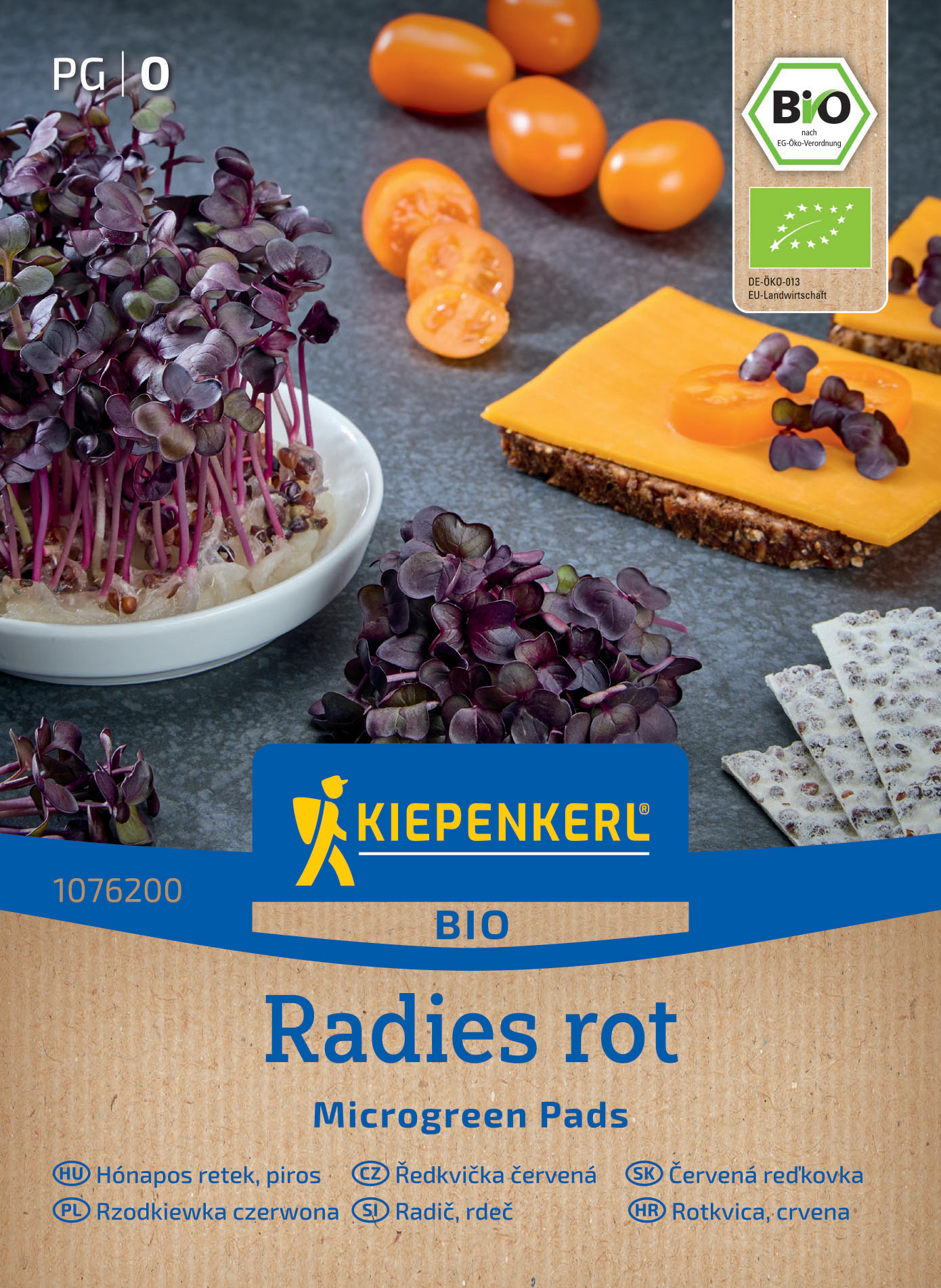BIO Microgreen Garden Pads Radies rot BIO Microgreen Garden Pads Radies rot