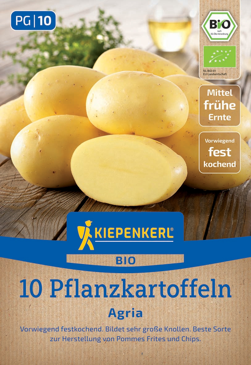 BIO Pflanzkartoffel Agria, 10 St BIO Pflanzkartoffel Agria, 10 St