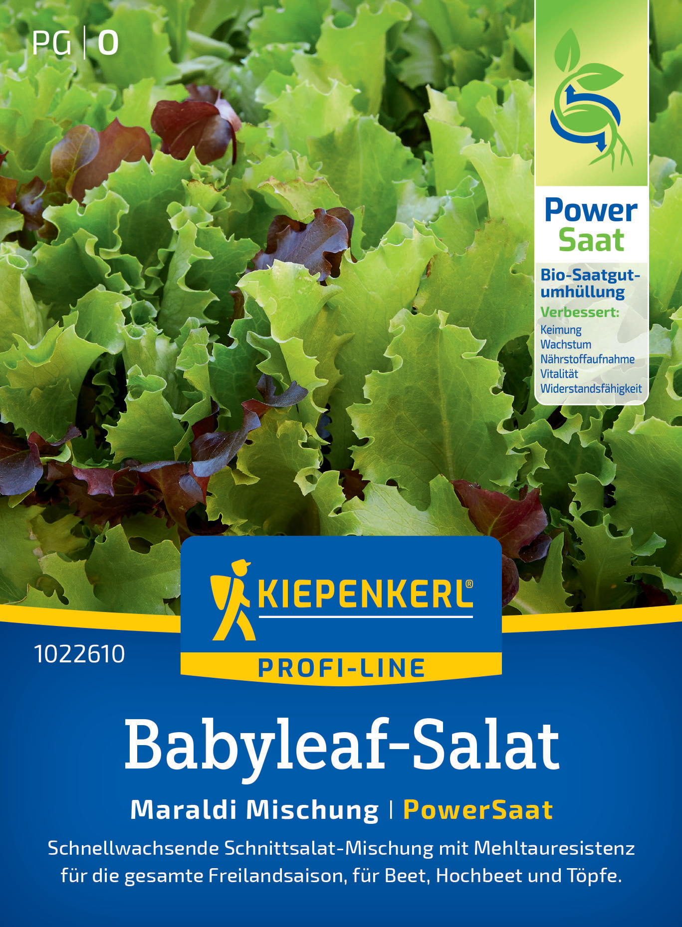Babyleaf-Salat Maraldi Mischung, PowerSaat