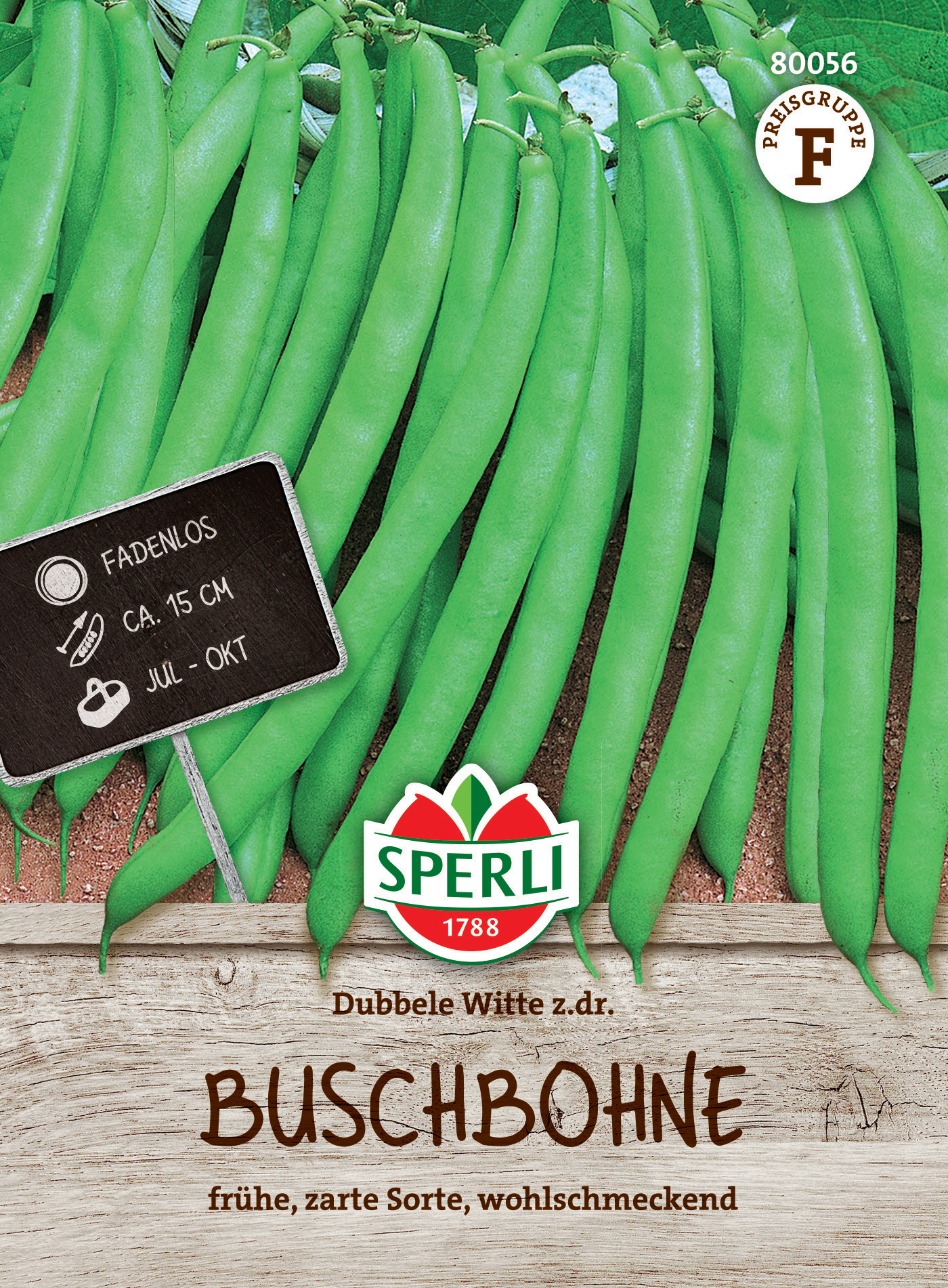 Buschbohne Dubbele Witte z.dr. Buschbohne Dubbele Witte z.dr.