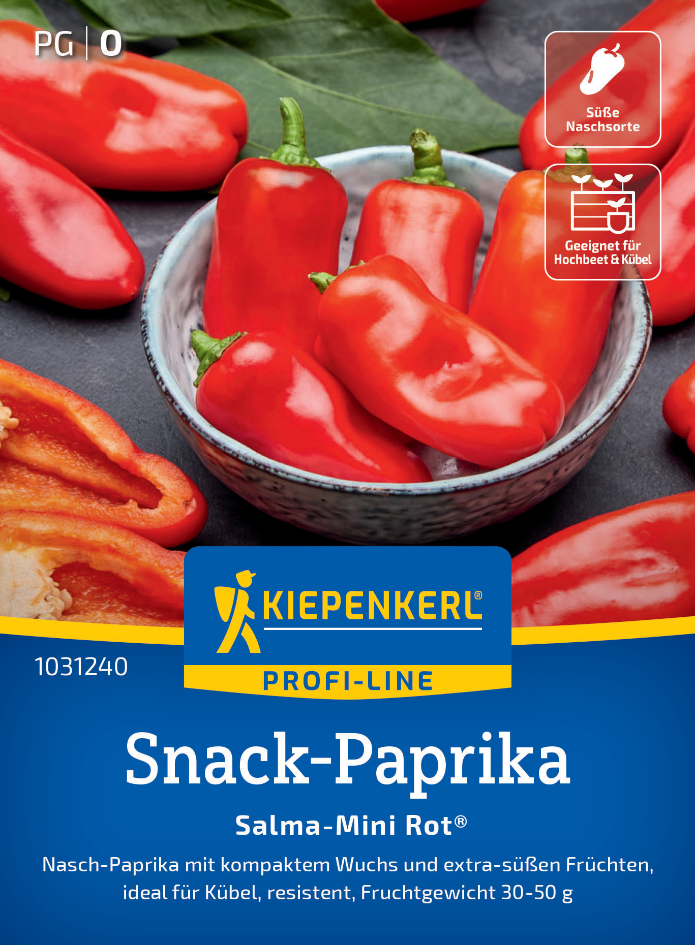 Paprika Salma-Mini Rot®, F1 Paprika Salma-Mini Rot®, F1