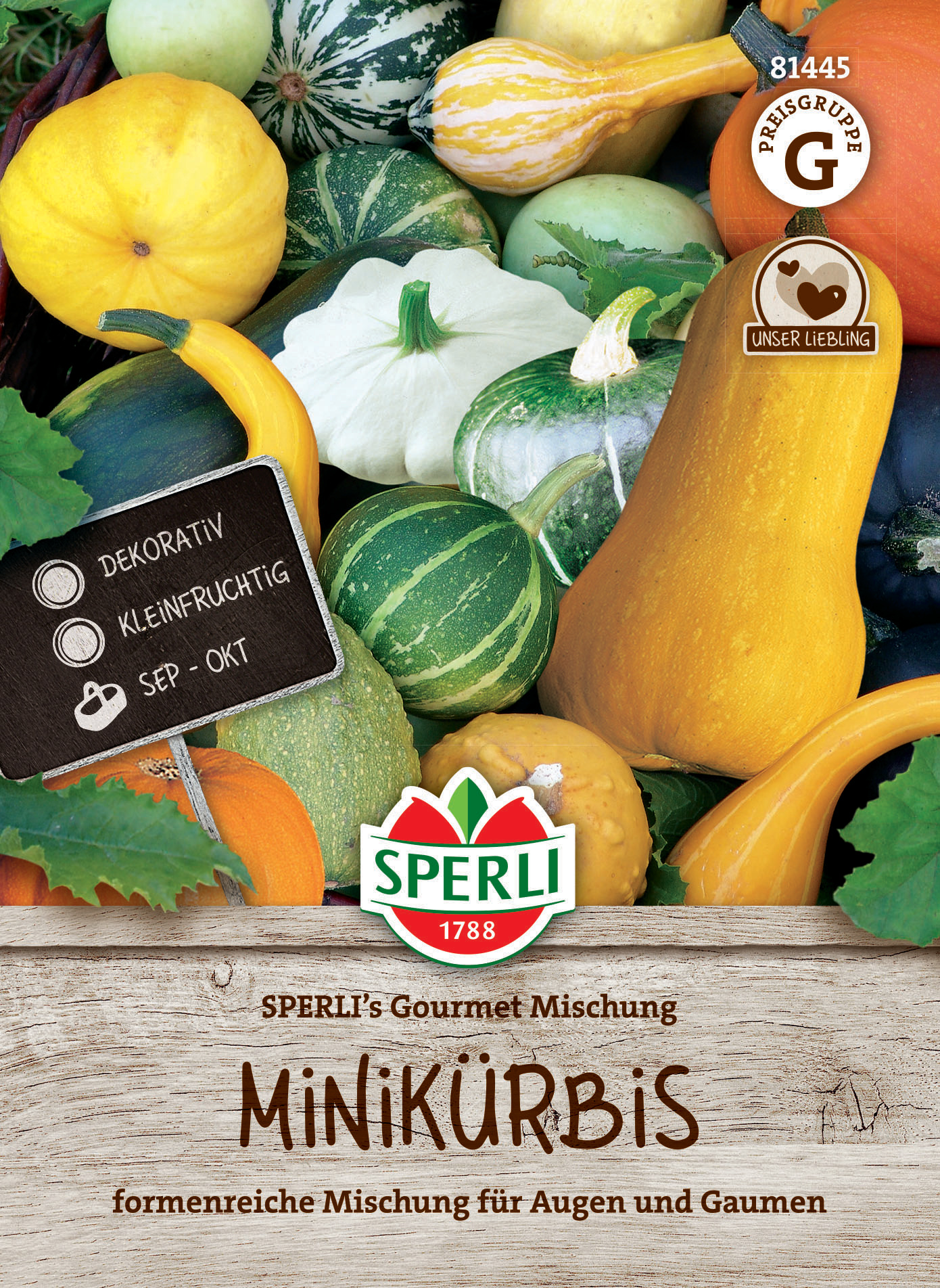 Minikürbis SPERLI's Gourmet Mischung Minikürbis SPERLI's Gourmet Mischung