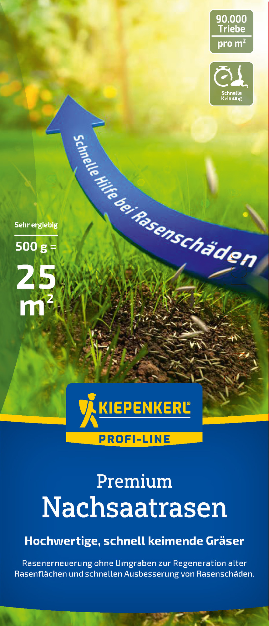 Profi-Line Premium Nachsaatrasen, 0,5 kg