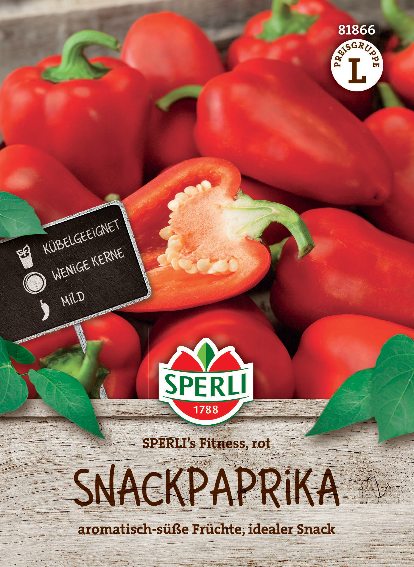 Snackpaprika SPERLI's Fitness, rot, F1 Snackpaprika SPERLI's Fitness, rot, F1