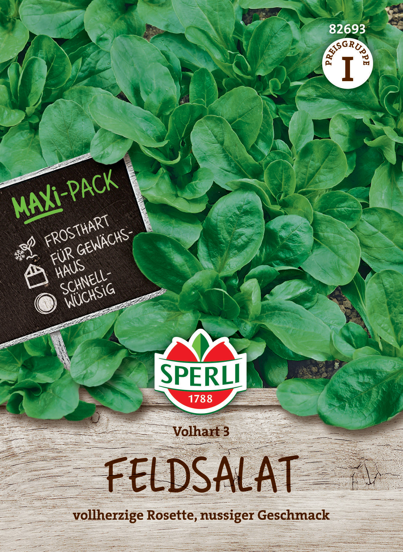 Feldsalat Volhart 3, MaxiPack 20g Feldsalat Volhart 3, MaxiPack 20g