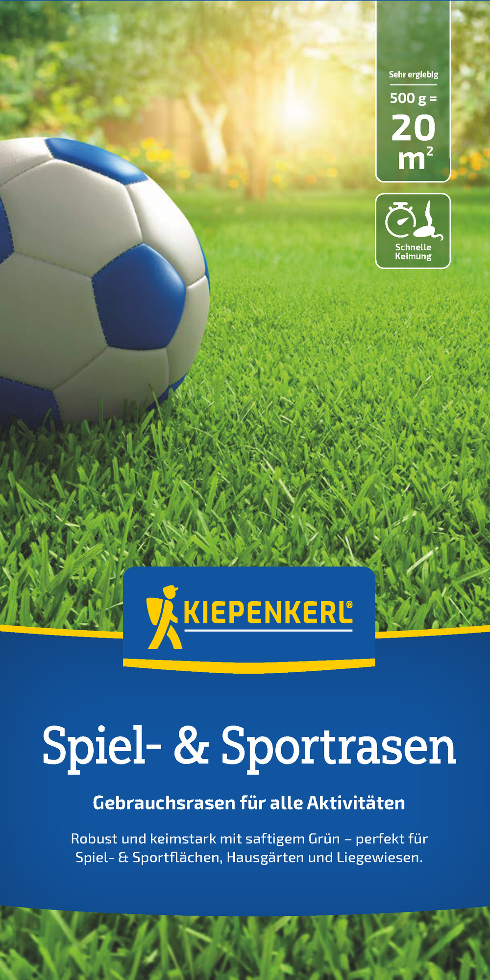 Kiepenkerl Spiel- und Sportrasen, 0,5 kg