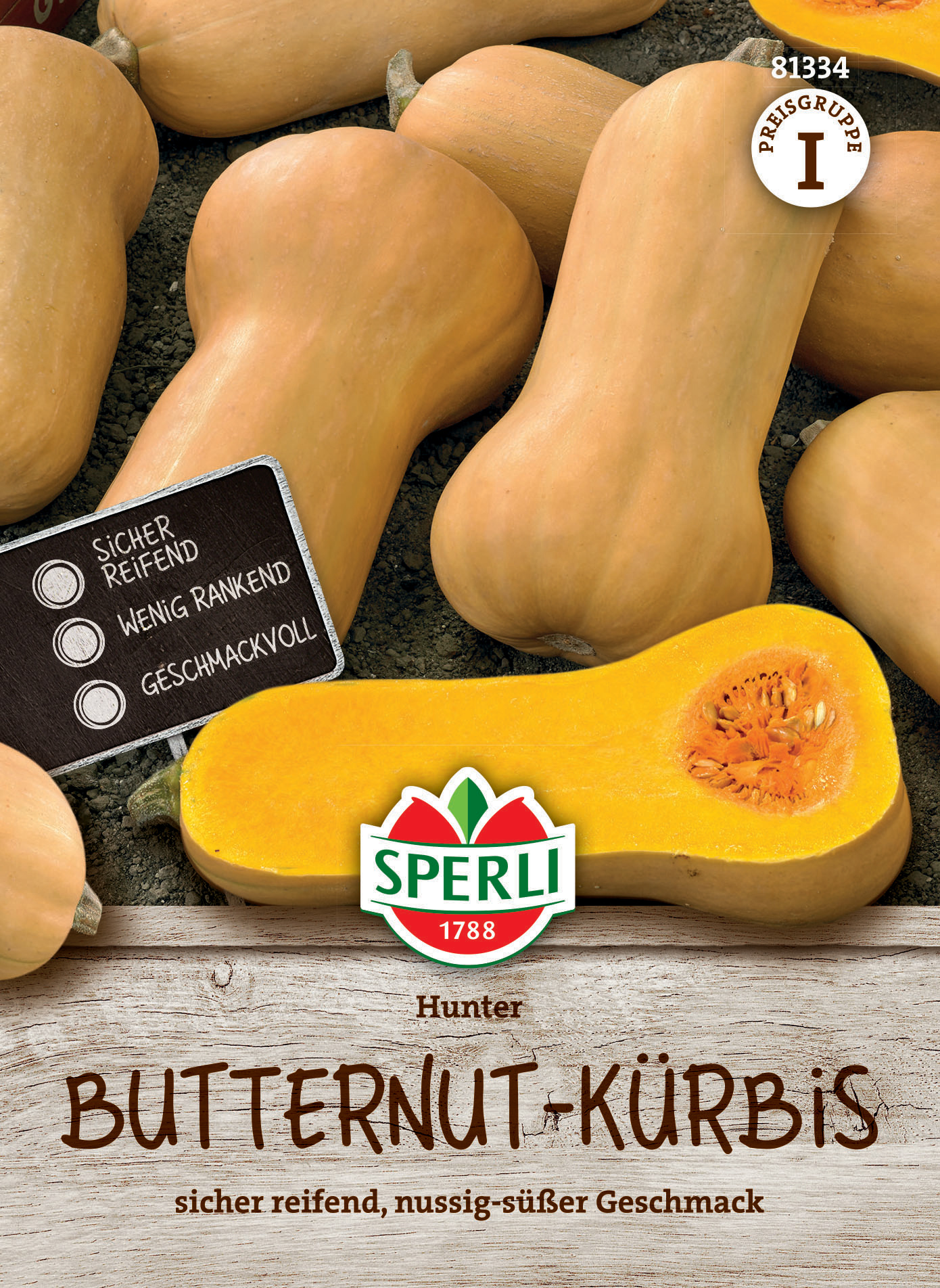Butternutkürbis Hunter, F1 Butternutkürbis Hunter, F1