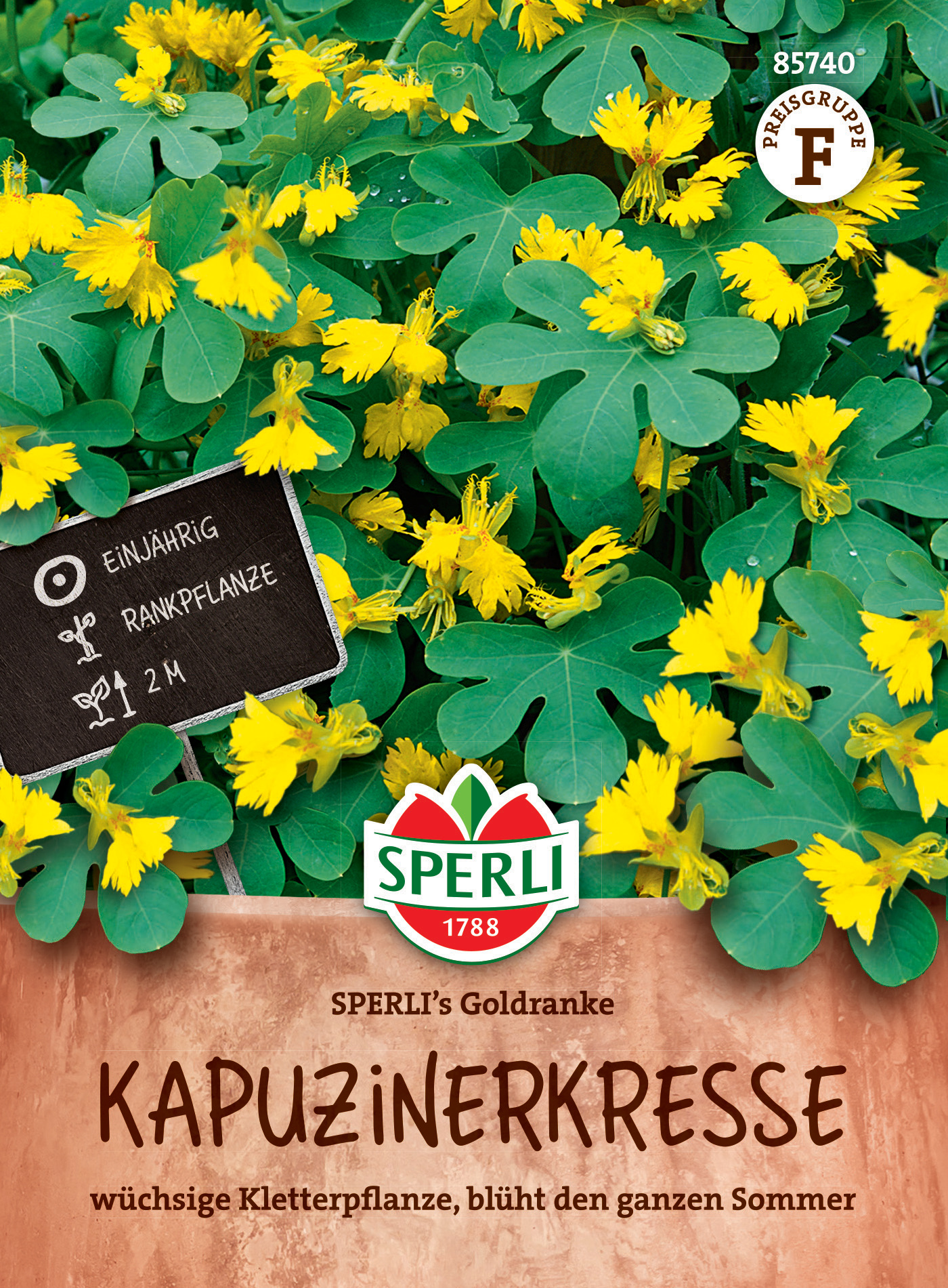 Kapuzinerkresse SPERLI's Goldranke Kapuzinerkresse SPERLI's Goldranke