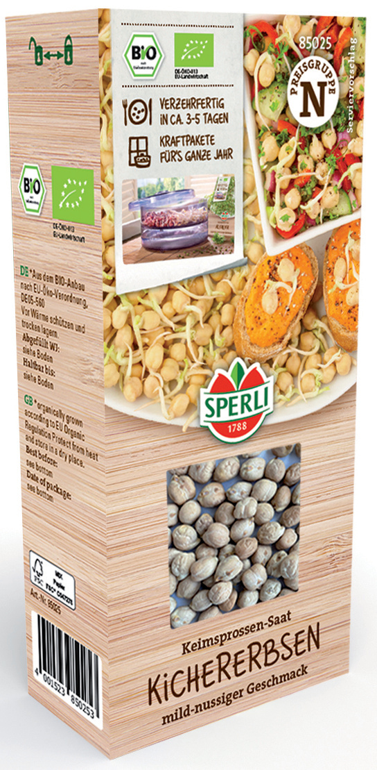 BIO Keimsprossen-Saat Kichererbse BIO Keimsprossen-Saat Kichererbse
