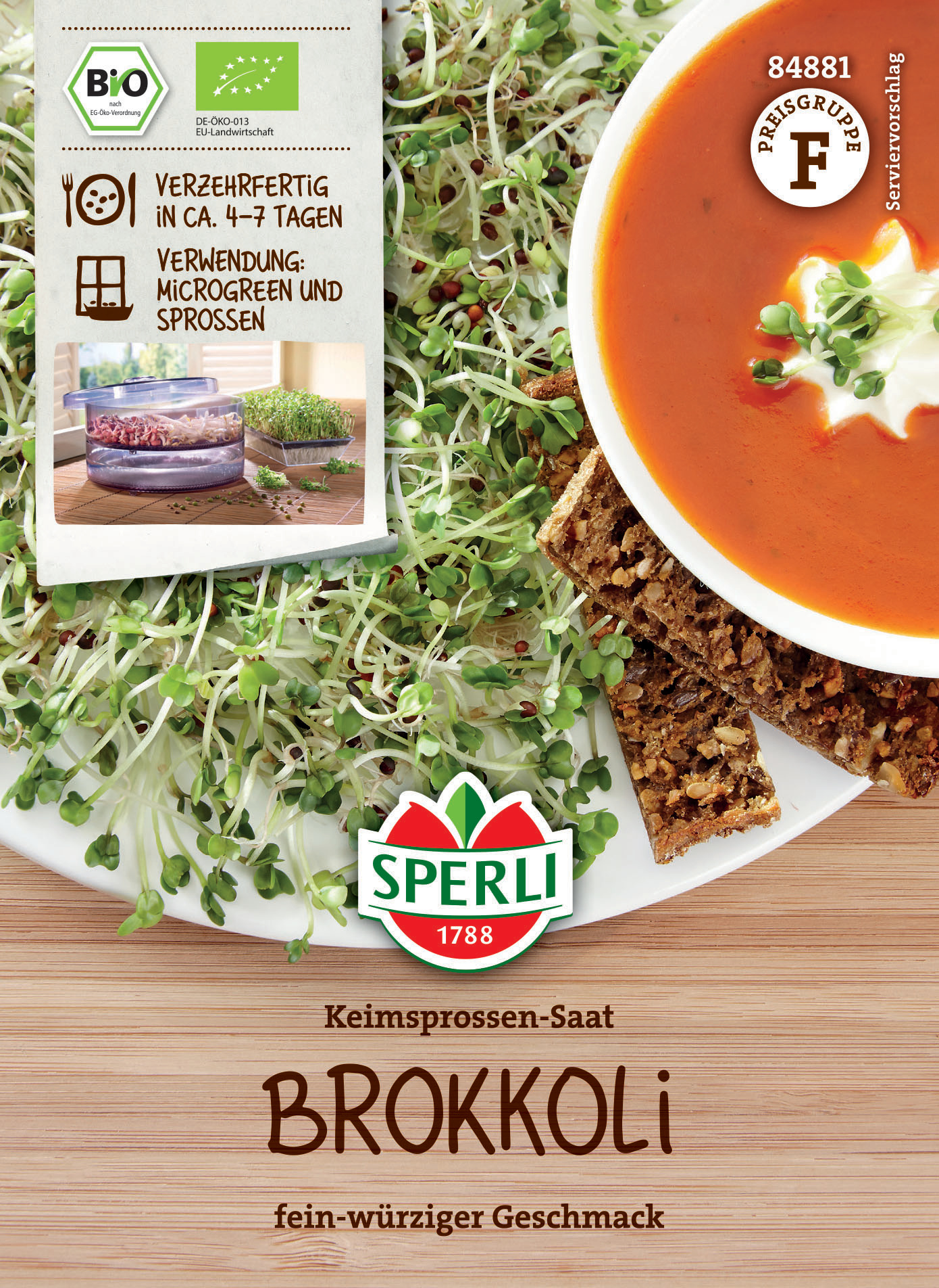 BIO Keimsprossen-Saat Brokkoli BIO Keimsprossen-Saat Brokkoli